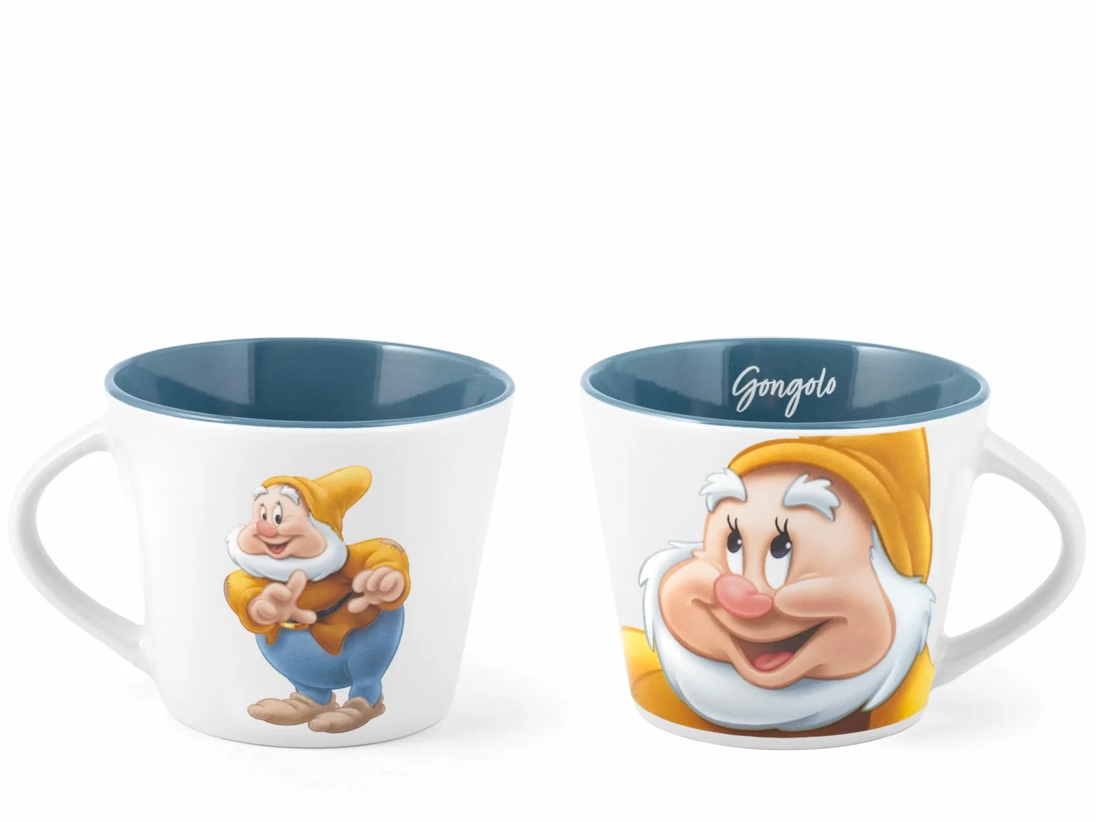 Home Disney- Sette nani, set 12 tazze da te' Sette nani POP, 280 cc, personaggi assortiti, New Bone China, lavabili in lavastoviglie, idonee al microonde