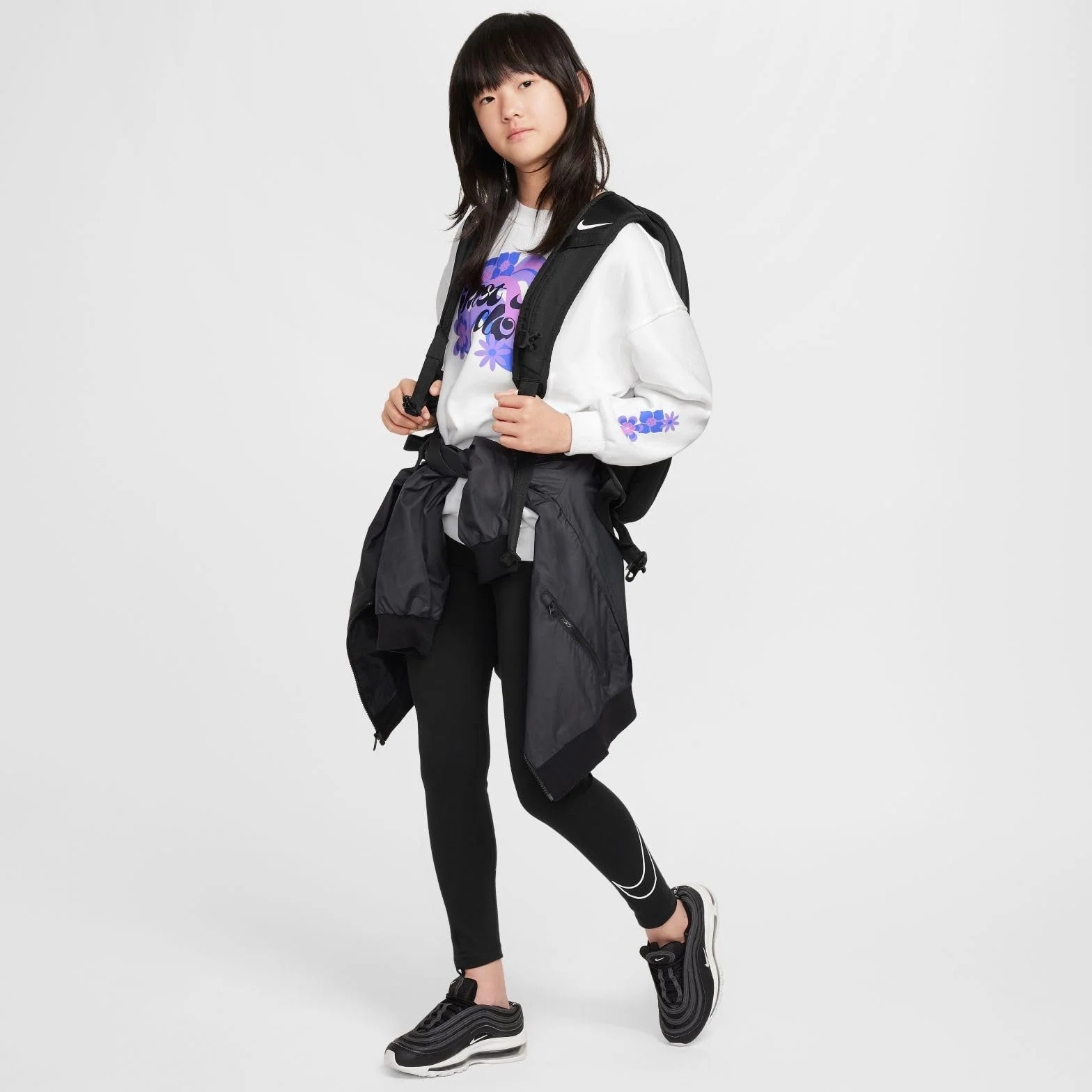 Nike - G NSW Clssc Tght GFX, Pantaloni Bambine e Ragazze