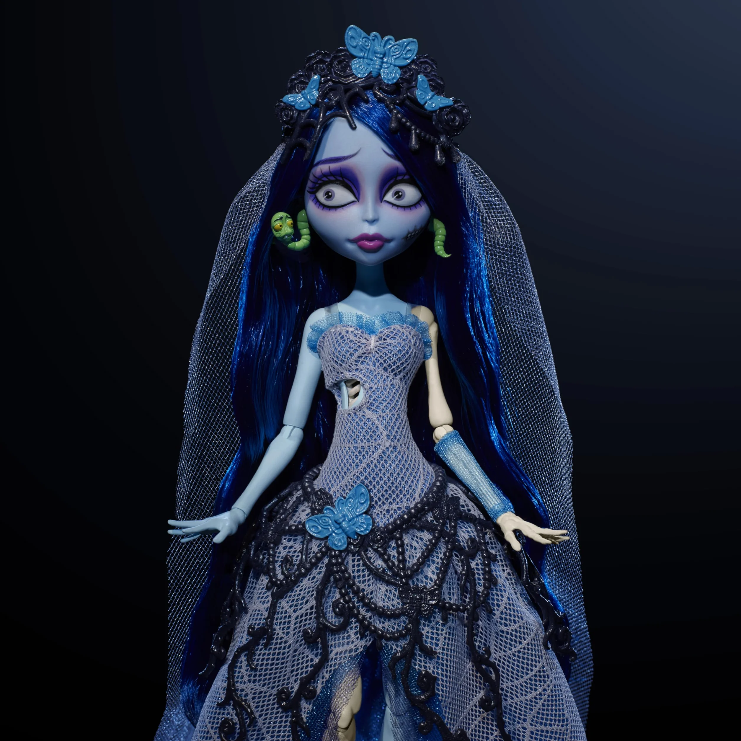 Monster High Skullector Emily La sposa cadavere bambola da collezione JDR67