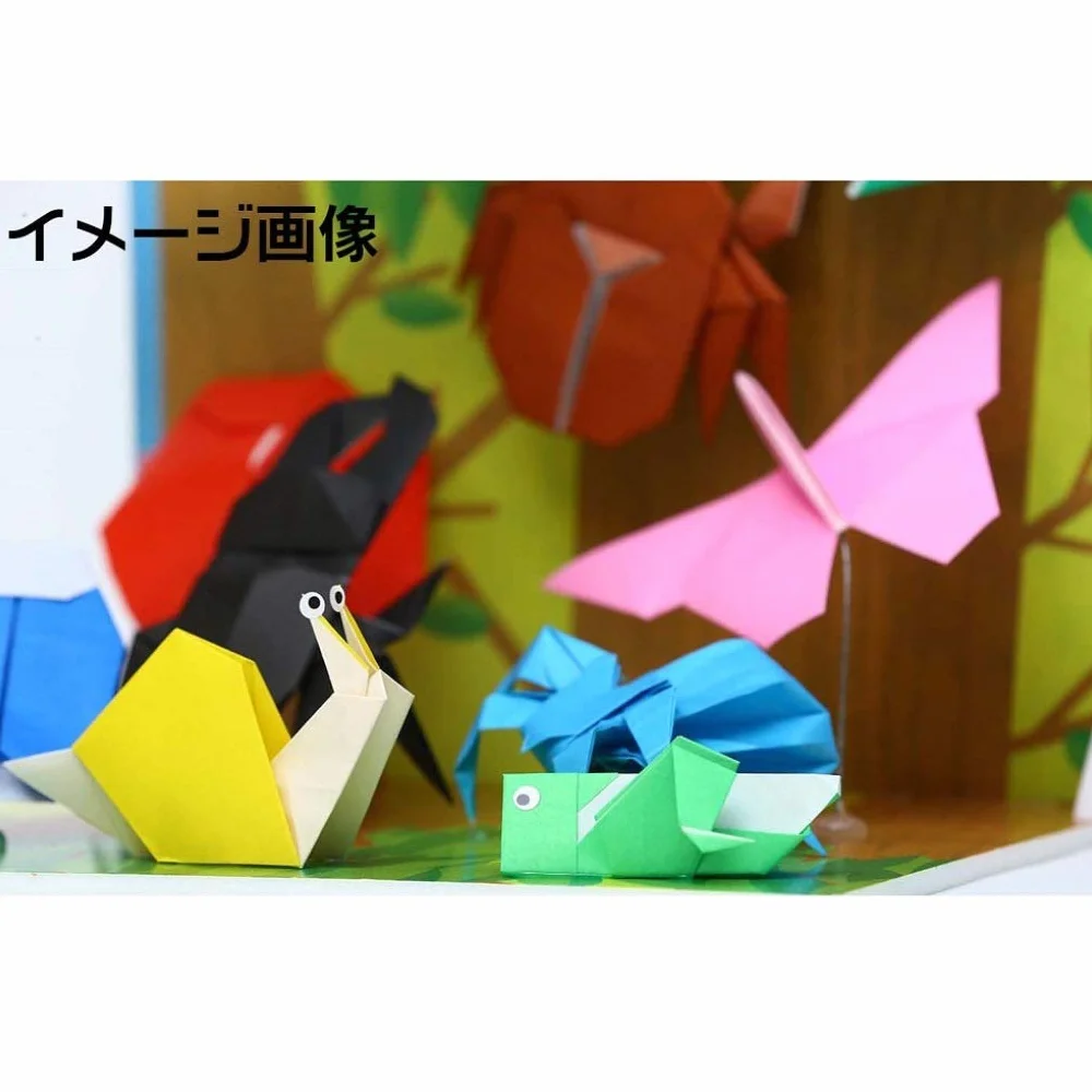 Carta giapponese per origami 100 fogli 17,6x17,6 cm nero Tokyo 065154