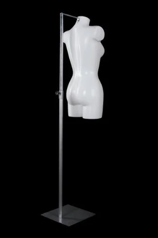 Busto completo con piattaforma in metallo Bianco Donna Lingerie Swimwear