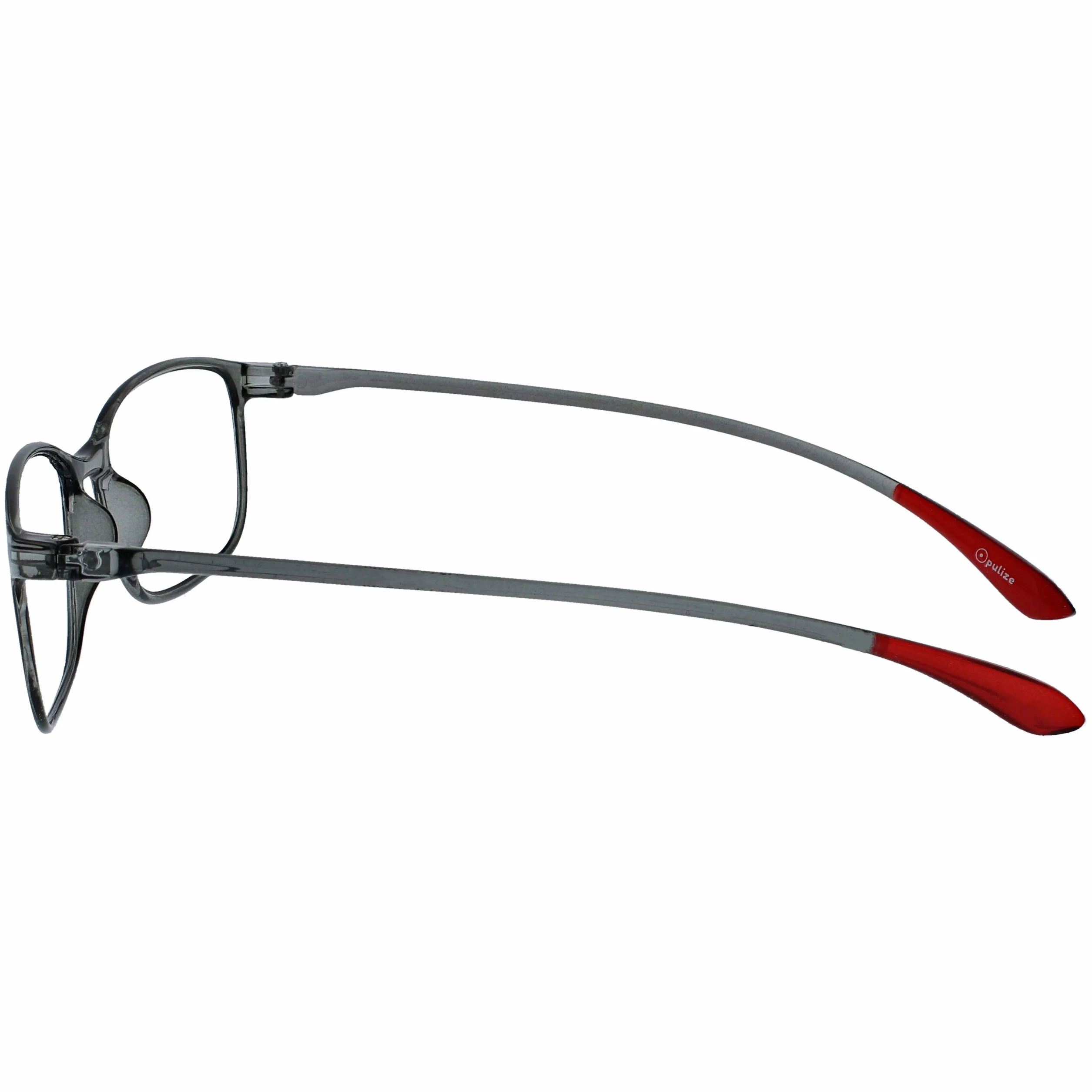 OPULIZE Ice Occhiali Da Lettura +3,50 Nero Blu Grigio Rosso Donna Uomo