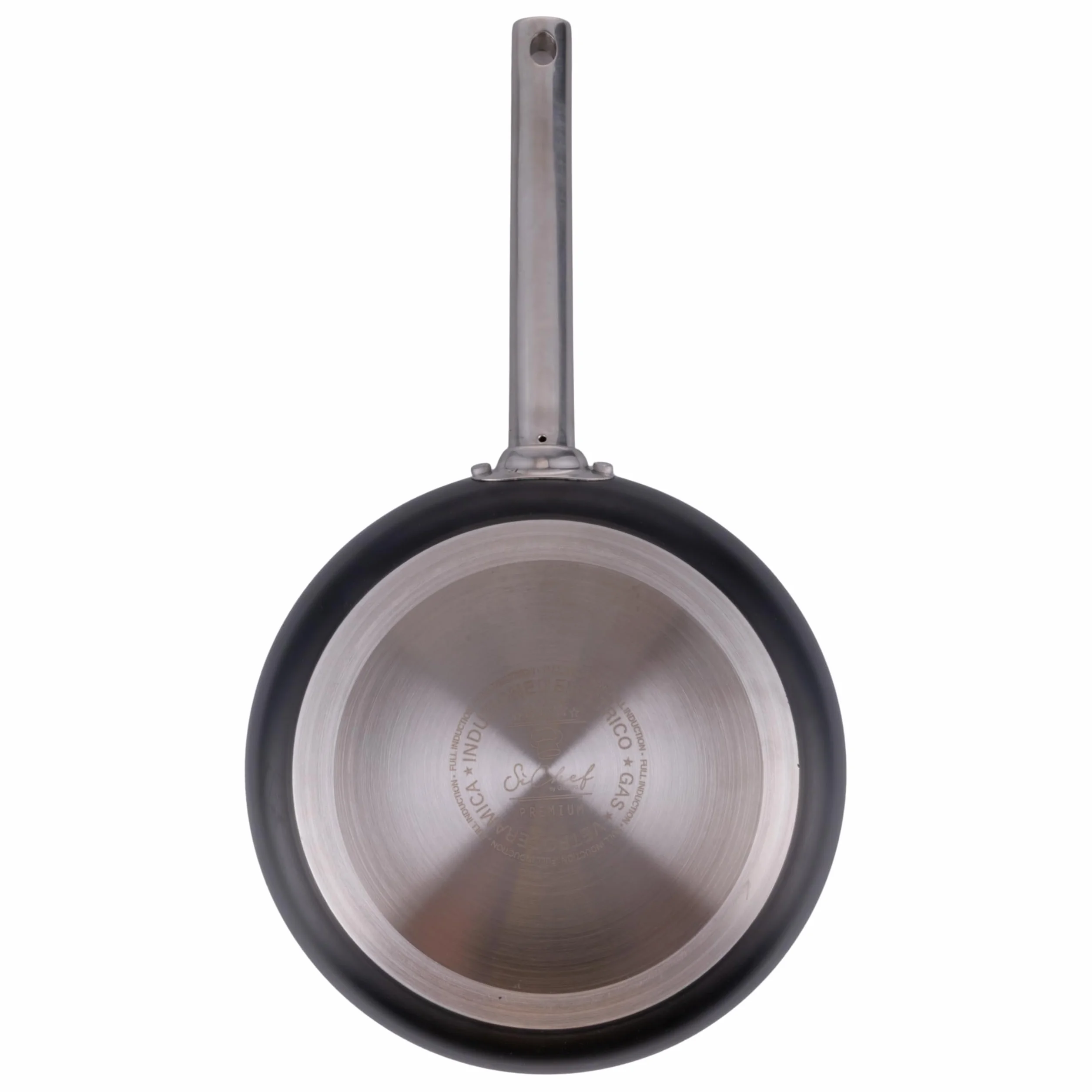 Padella 20 cm in alluminio forgiato, rivestimento antiaderente in ceramica, fondo full induction, SìChef Premium