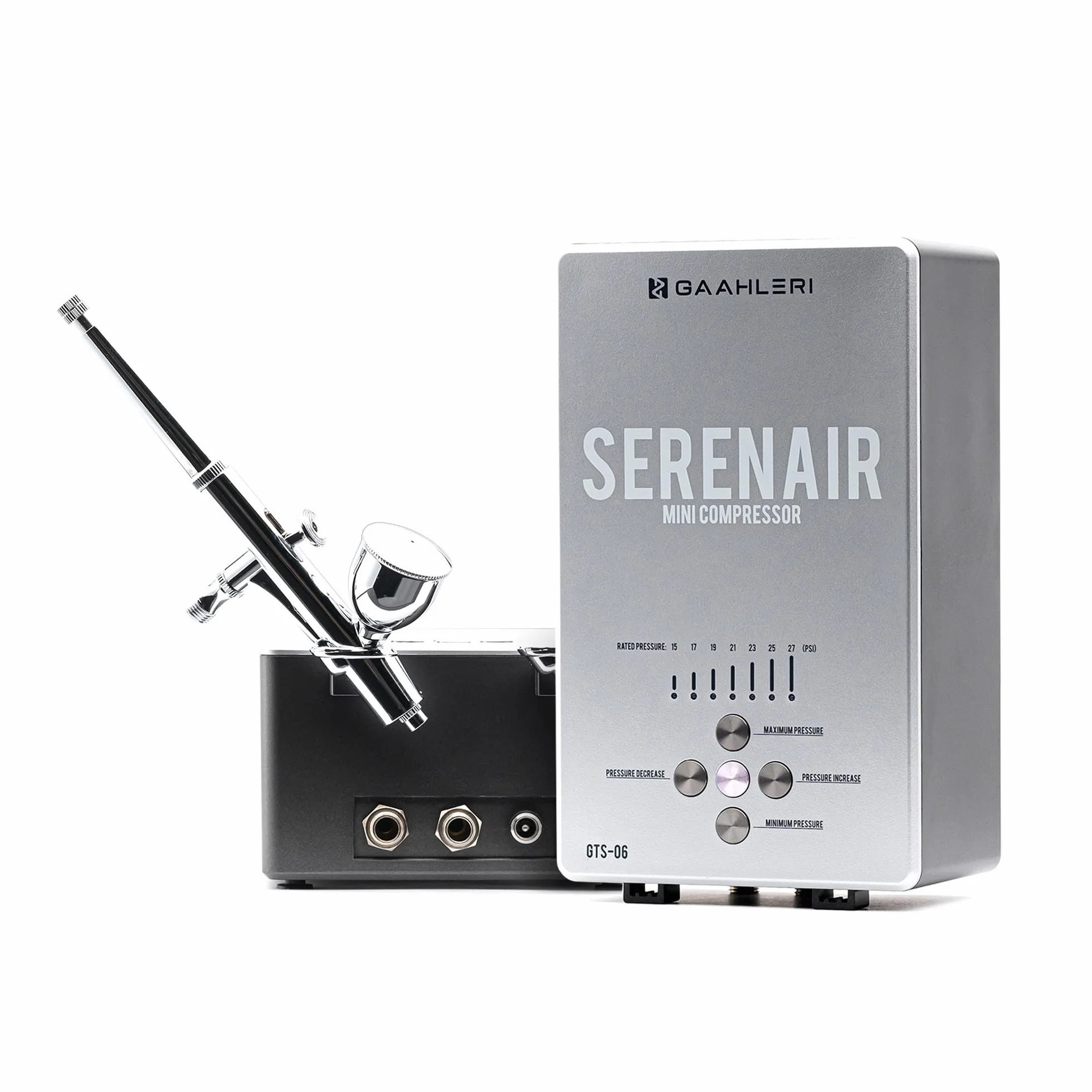Gaahleri Kit Aerografo, Serie Ambition GTS-06, Aerografo e Compressore d'Aria con Controllo dell'Aria