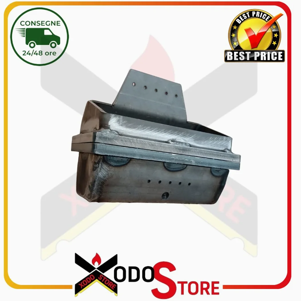 Braciere Completo in Acciaio Inox per Stufa MCZ - Cod. Compatibile 4130870 | Crogiolo | Per Modelli Athos HYDRO 14 kW, Athos Power HYDRO 24 kW, Nova HYDRO, Polar HYDRO