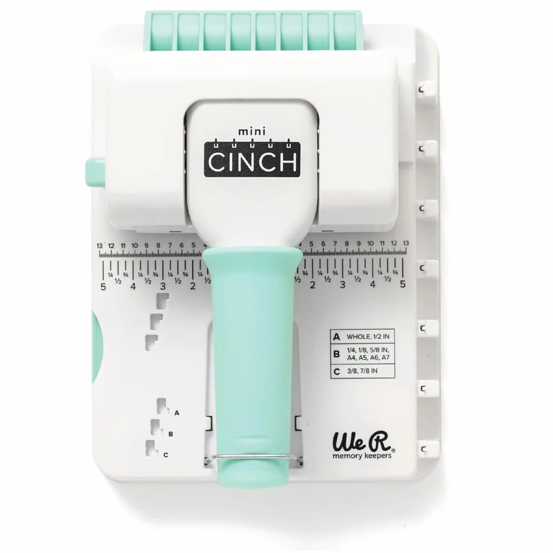 We R Memory Keepers Mini Cinch Bookbinding Machine Binding Tool, Altro Materiale, Bianco, OS
