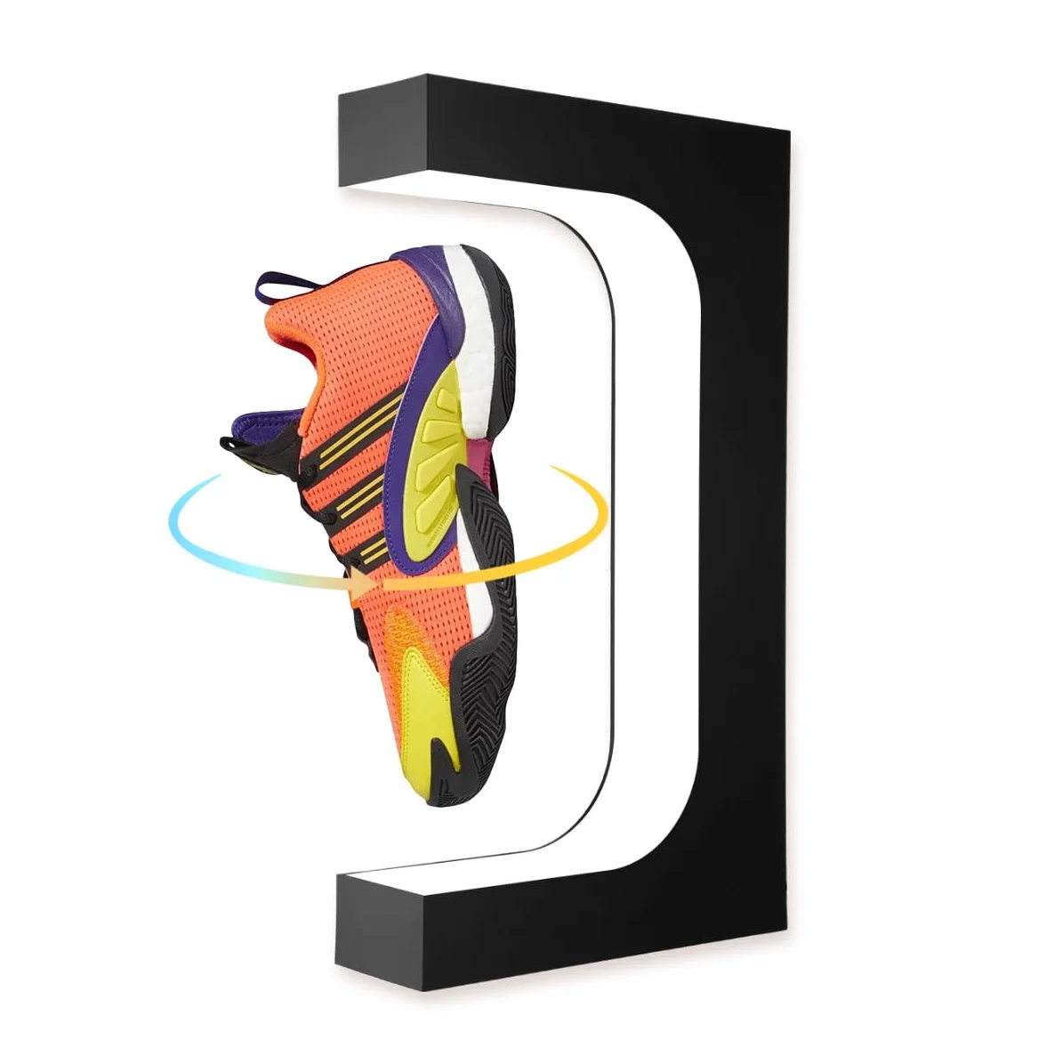 Espositore per scarpe galleggianti, supporto levitante per scarpe da ginnastica, in acrilico, con luce a LED, per pubblicità, mostre, negozi, decorazioni per la casa