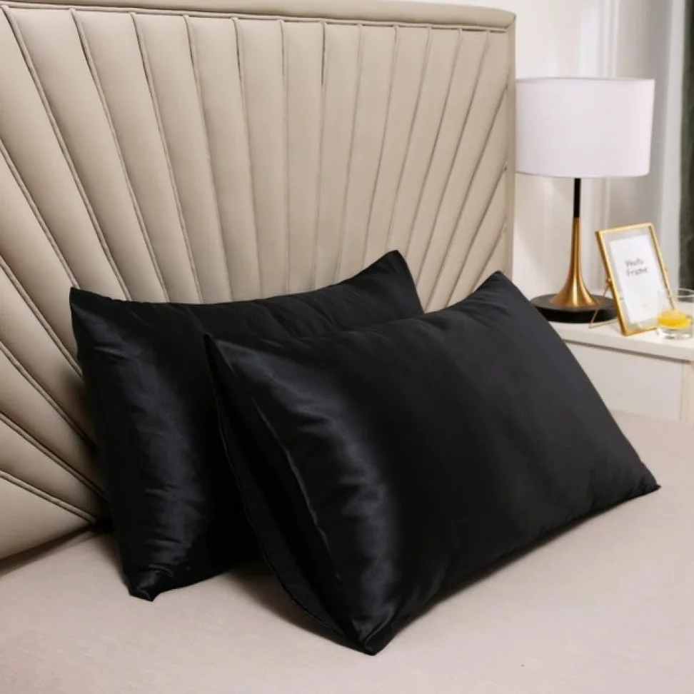 Set di federe morbide per cuscini a busta, in tinta unita, per la decorazione della camera da letto, 2 pezzi da 40 x 60 cm, 50 x 70 cm, 50 x 90 cm
