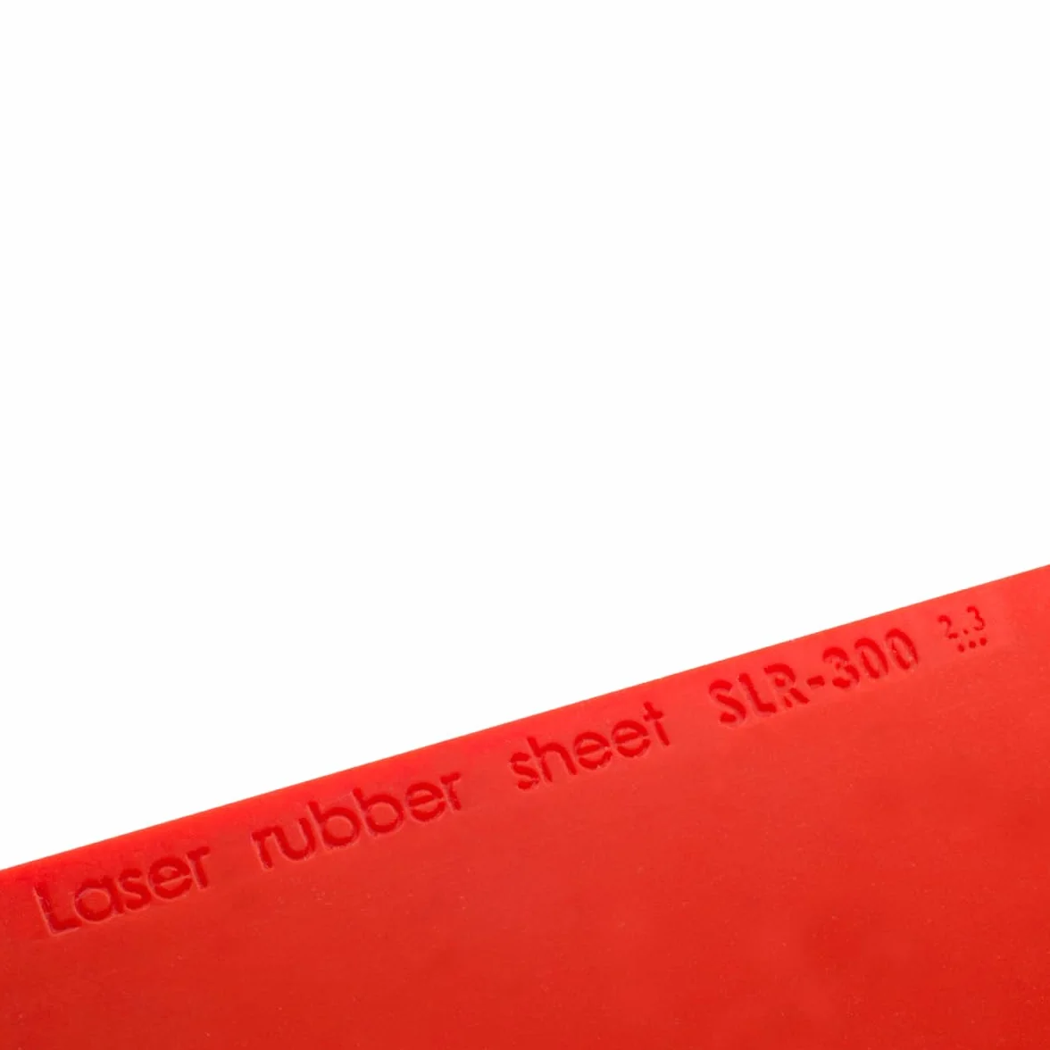 Gomma per timbri, 310 x 220 mm, spessore 2,3 mm, 1 pezzo – per la produzione di timbri tramite incisione laser – inodore, resistente all'abrasione