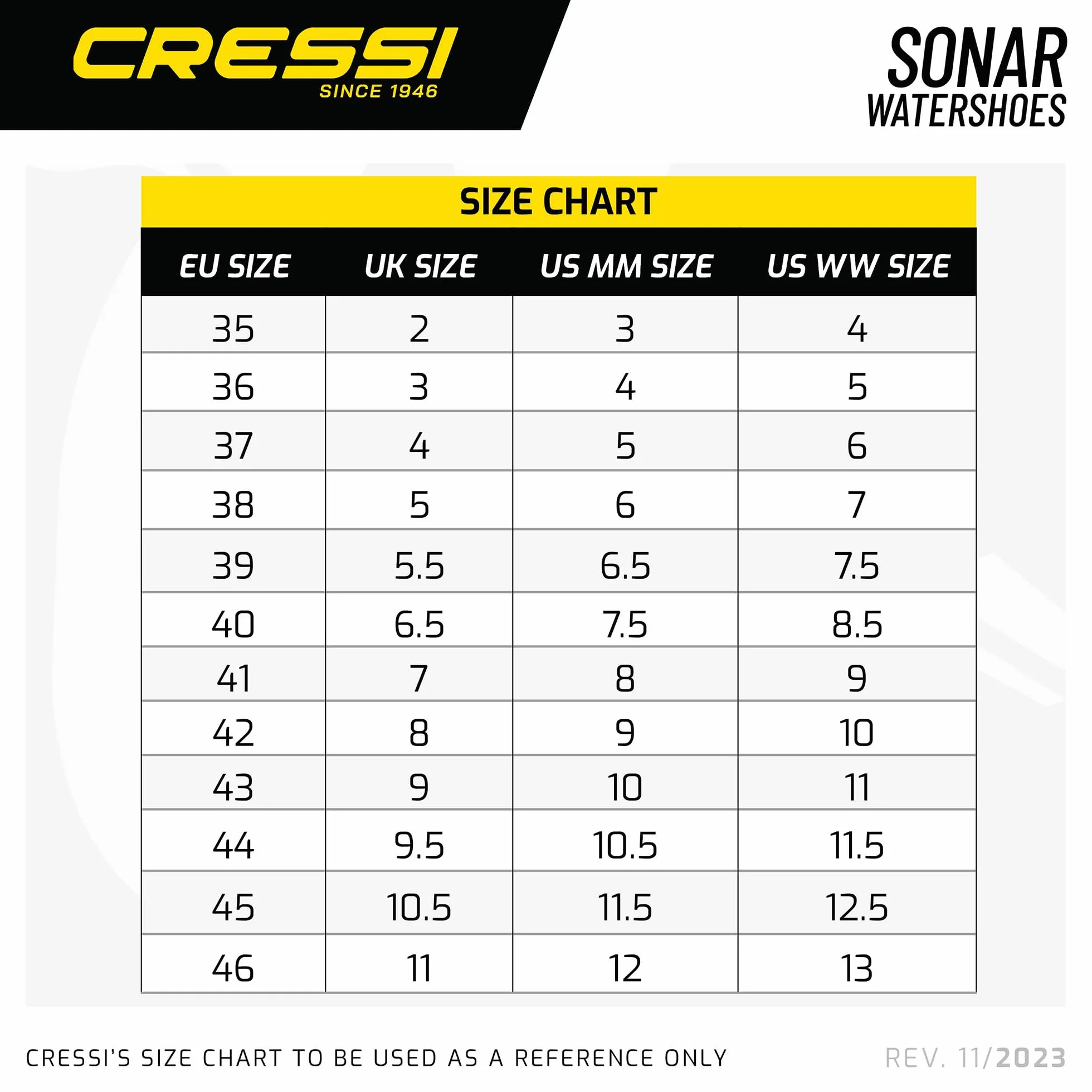 Cressi Sonar Shoes Scarpa Sportiva Uso Acquatico Tessuto Microforato Unisex Adulto