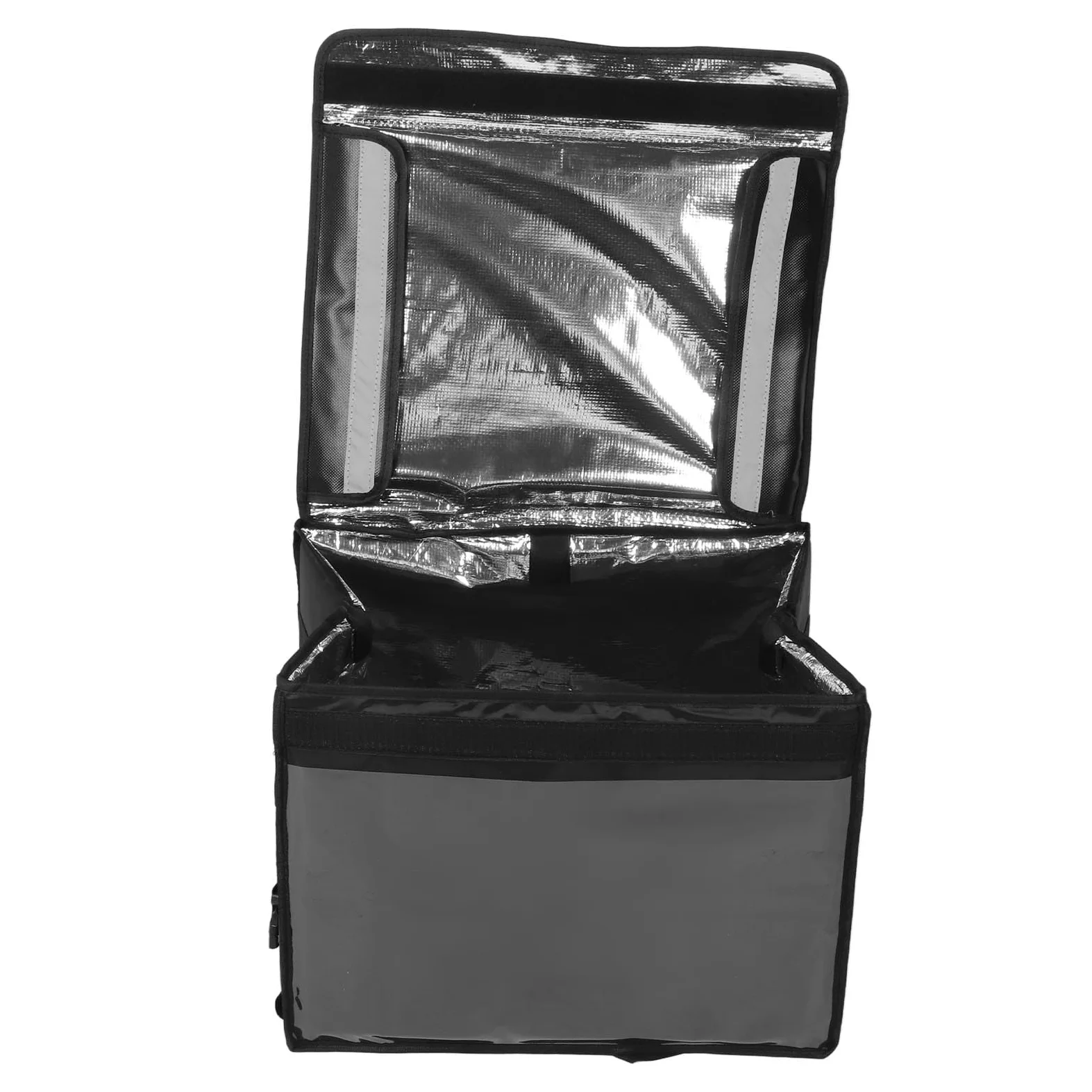 Domary Borsa Termica per la Consegna degli Alimenti Borsa per la Spesa Isolata di Grande capacità con Cerniera Superiore Il Servizio di Consegna Pasti Caldi e, Viagg
