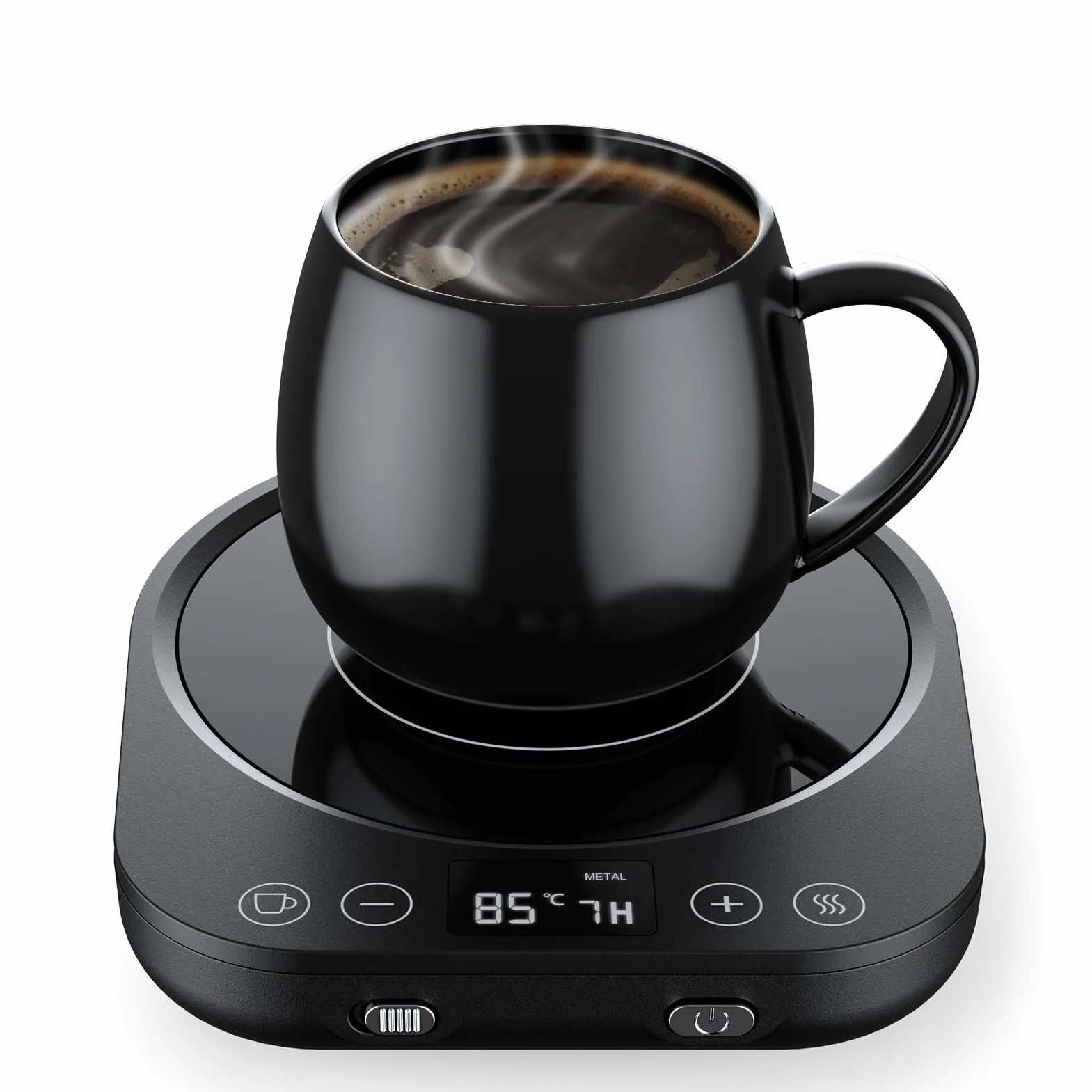 Scaldacazzine da caffè elettrico, 3 impostazioni temperatura, spegnimento automatico, per scrivania ufficio