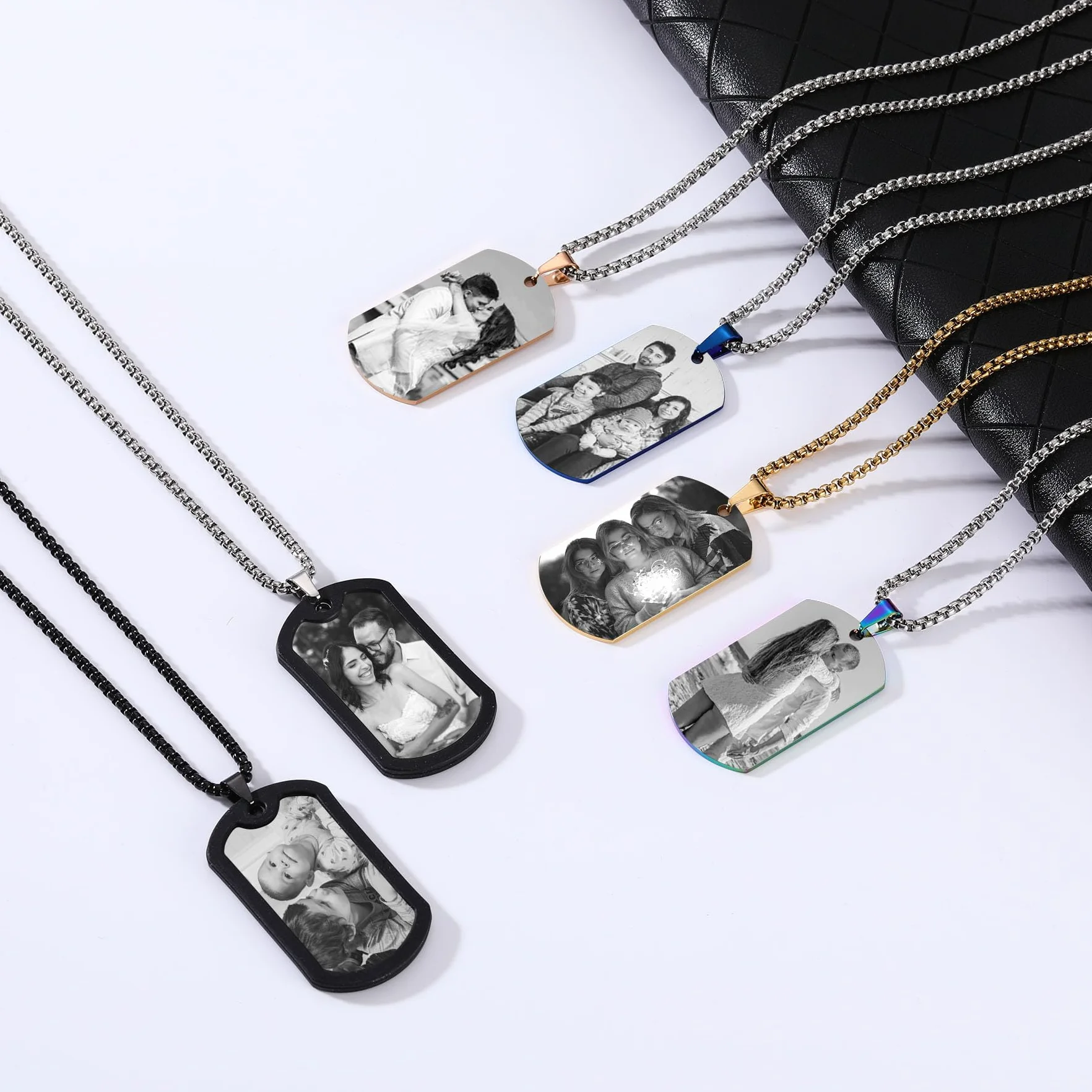 MeMeDIY Medaglietta per Cani Personalizzata Pendente Collana Acciaio Inossidabile Tungsteno