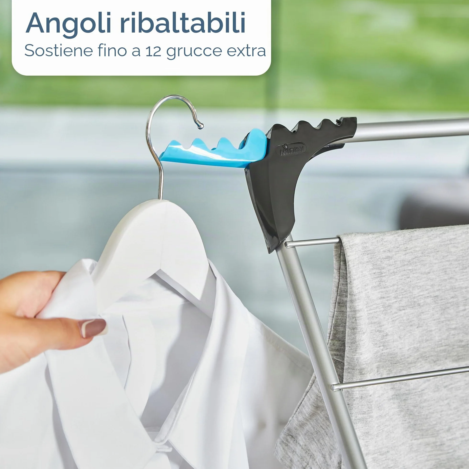 Minky Stendibiancheria a 3 livelli Plus