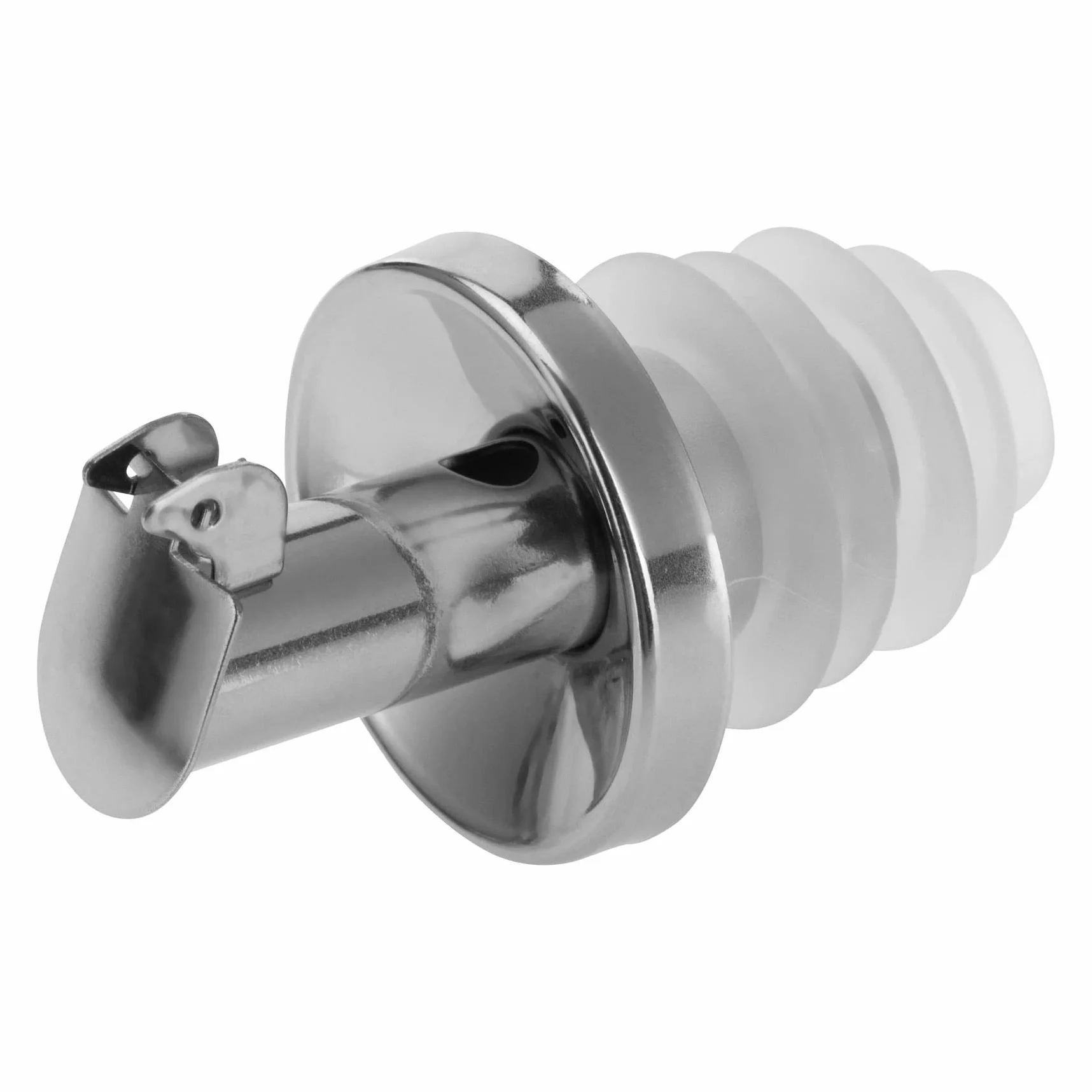 Westmark Beccuccio per Bottiglie di Olio e Aceto, Acciaio Inossidabile, Tappo in Silicone