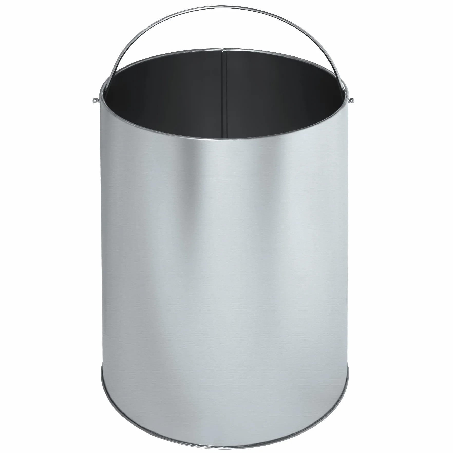 tectake Posacenere da esterno a Colonna 25x61cm, Acciaio, Nero, con Pattumiera Integrata