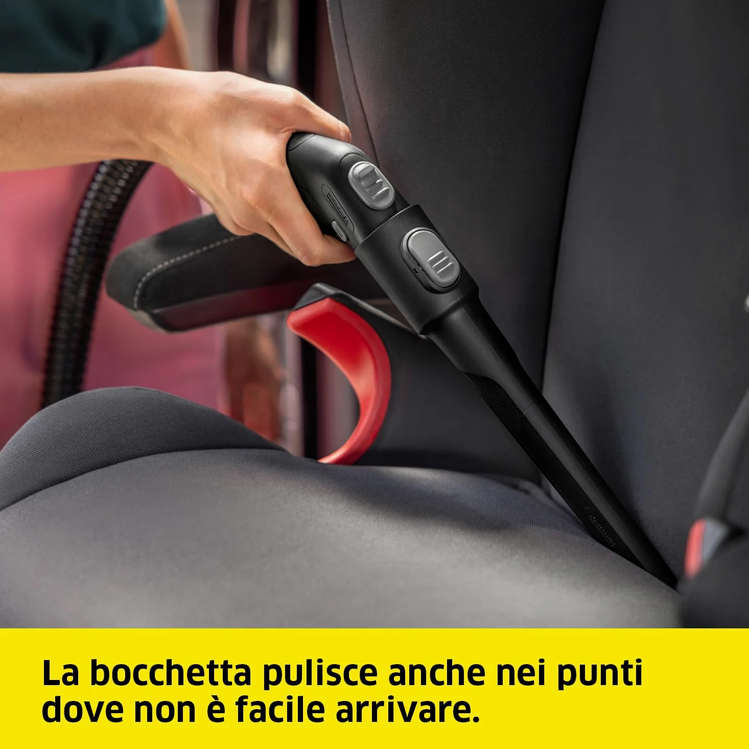KÄRCHER Lavatappeti Smacchiatore SE 3 Compact, serbatoio acqua pulita: 1,7 l, peso: 4,1 kg, per Tessuti, Moquette, Auto Tappezzeria, Divani e Imbottiti, con bocchetta tessuti e pavimenti