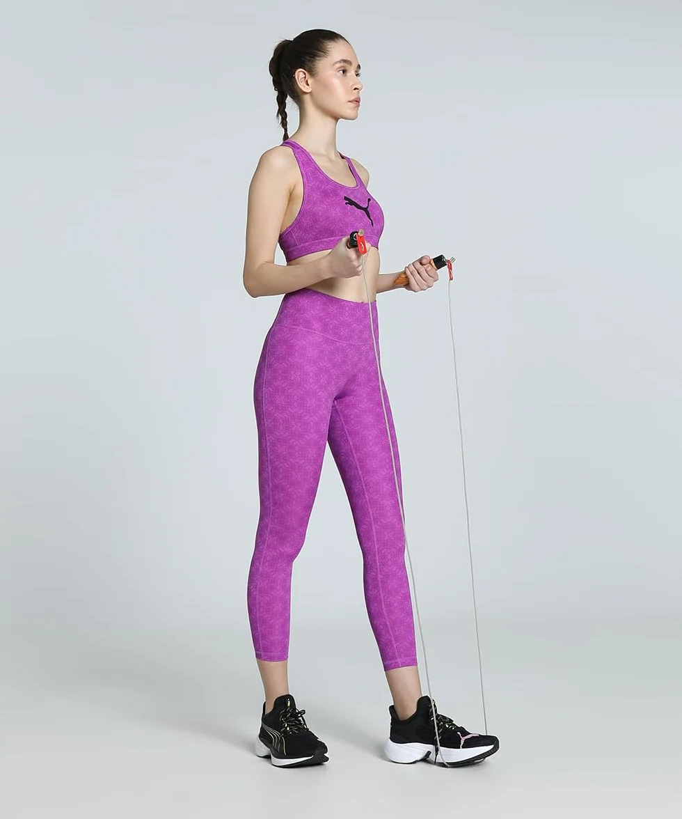 PUMA W Tad Graphic Tight - 7/8 Aop collant bambina Unisex - Adulto (Pacco da 1)