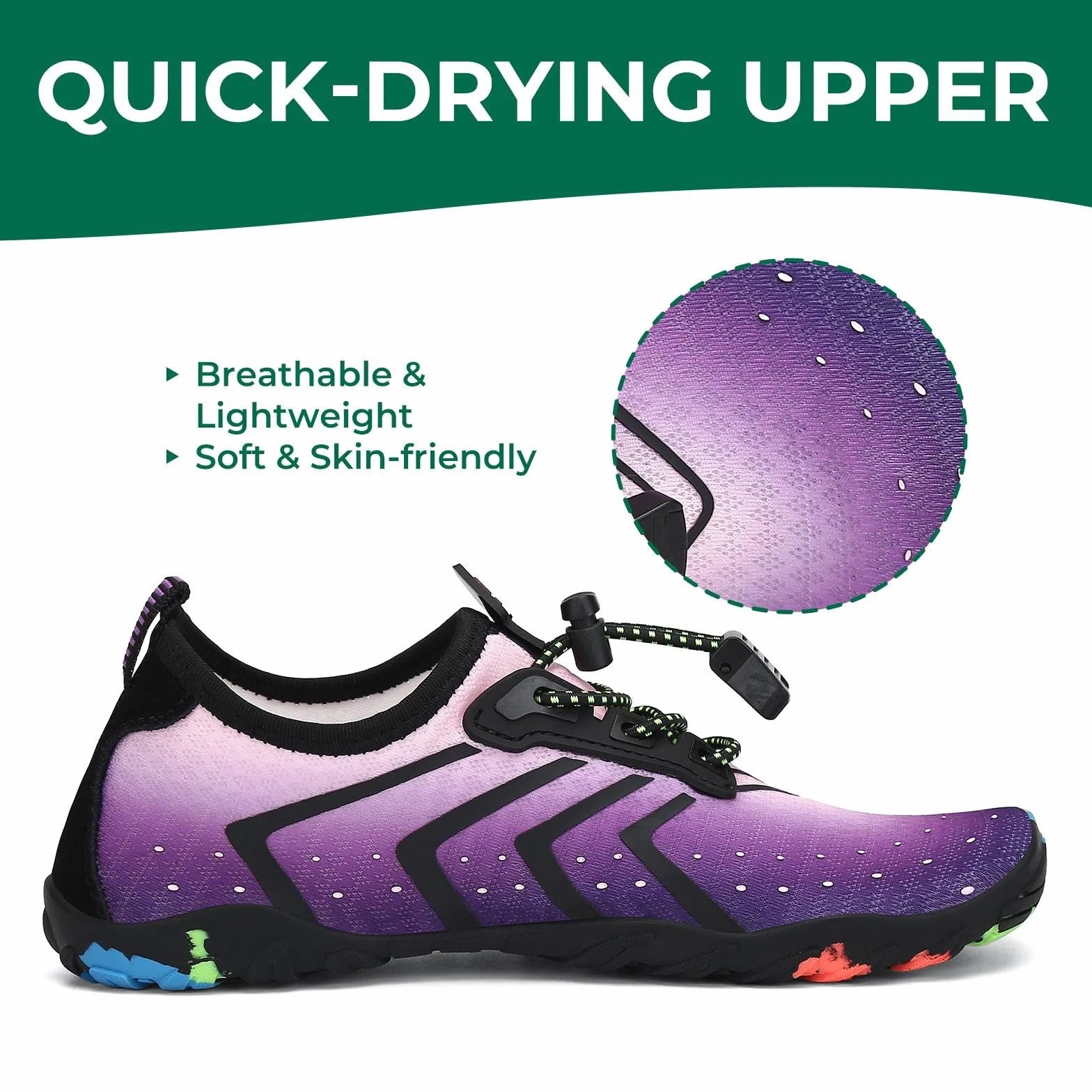 SAGUARO Scarpe da Scoglio Bambino Bambina Antiscivolo Acqua Nuoto Gr 24-36 EU
