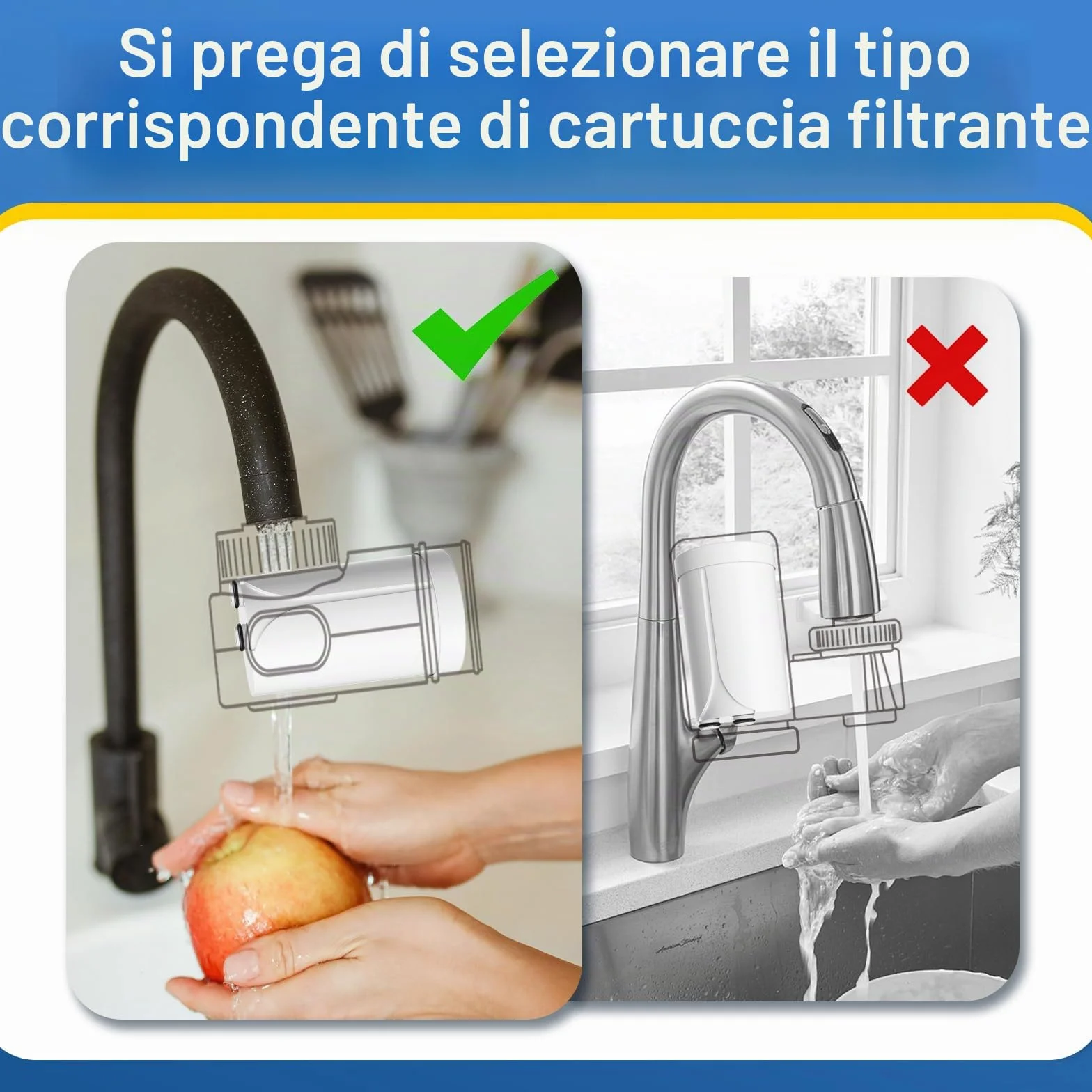 Brita On Tap Pro V-MF Filtro Acqua Rubinetto 600L Confezione 4 Pezzi Filtri