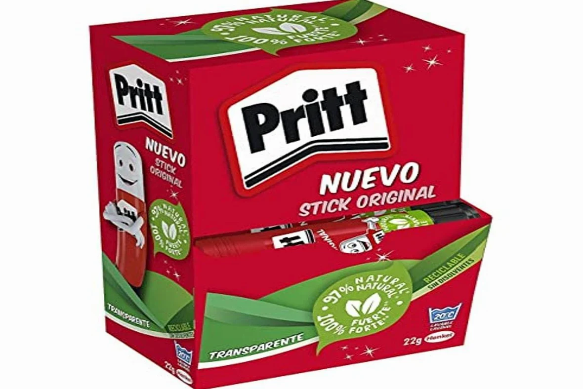 Pritt Colla Stick 15 x 43g, colla per bambini sicura e affidabile, colla Pritt per lavoretti e fai da te, con una tenuta forte per uso scuola e ufficio, 15 stick x 43g