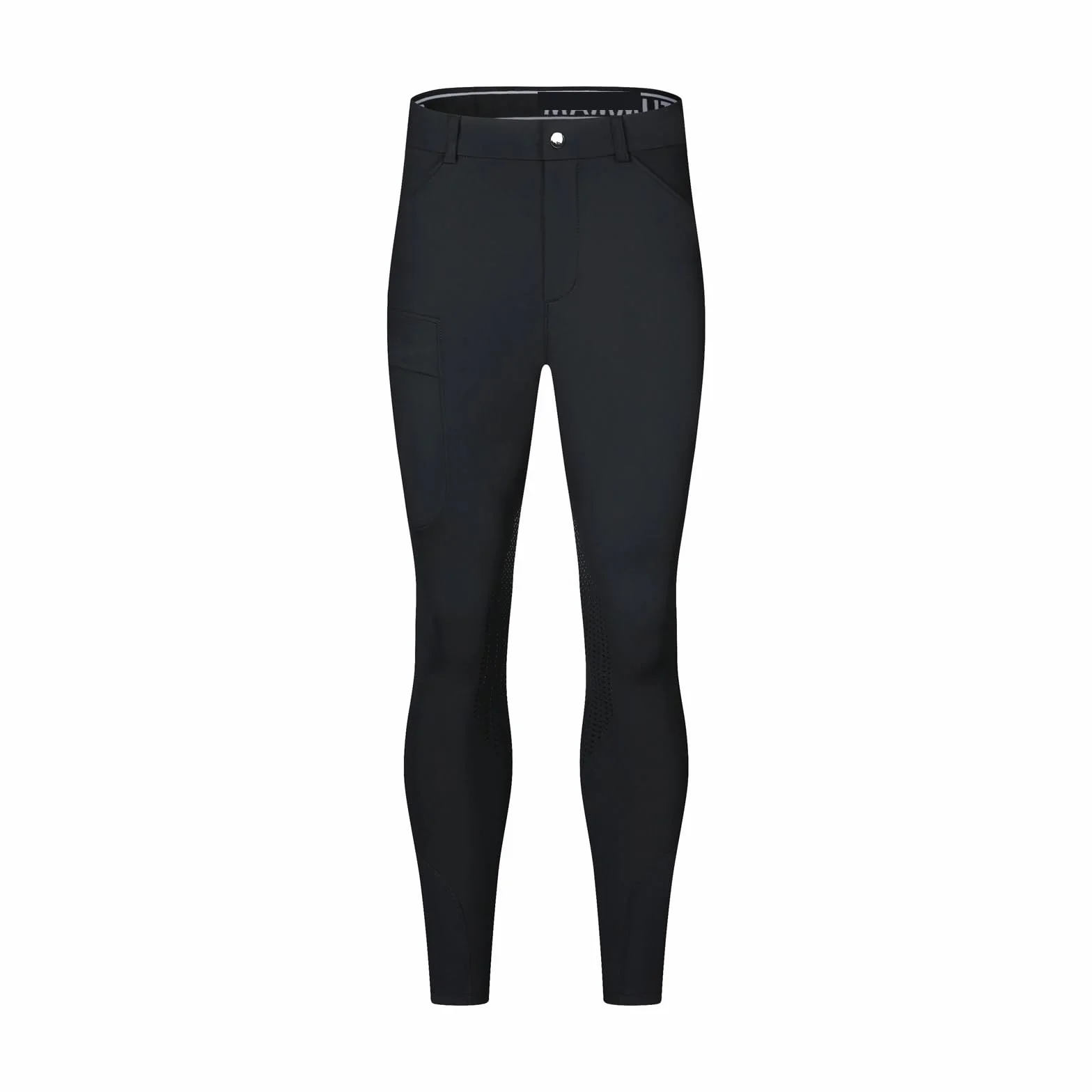 Pantaloni da Equitazione Uomo Silicone Elasticità Vestibilità Attillata Asciugatura Rapida