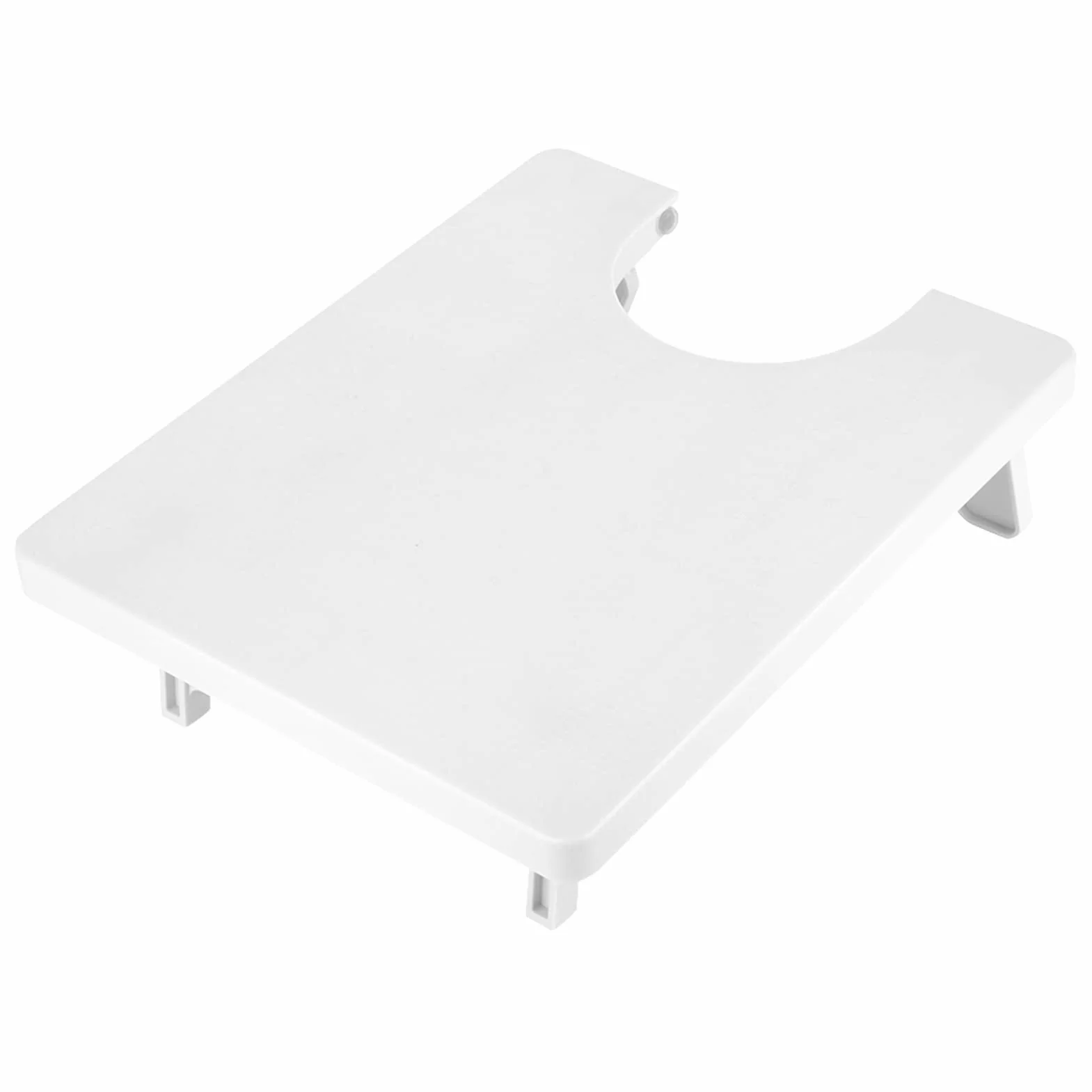 Acouto Tavolo da Cucitura Pieghevole Portatile in Plastica ABS con Tavola di Estensione per Grandi Progetti (bianco)