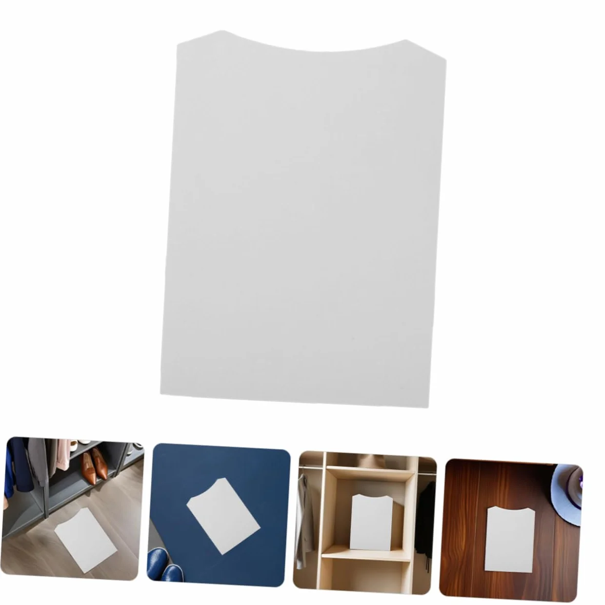 PRETYZOOM 100 Pezzi Inserti per Magliette Forme Pieghevoli Imballaggio Organizzazione Abbigliamento Antirughe