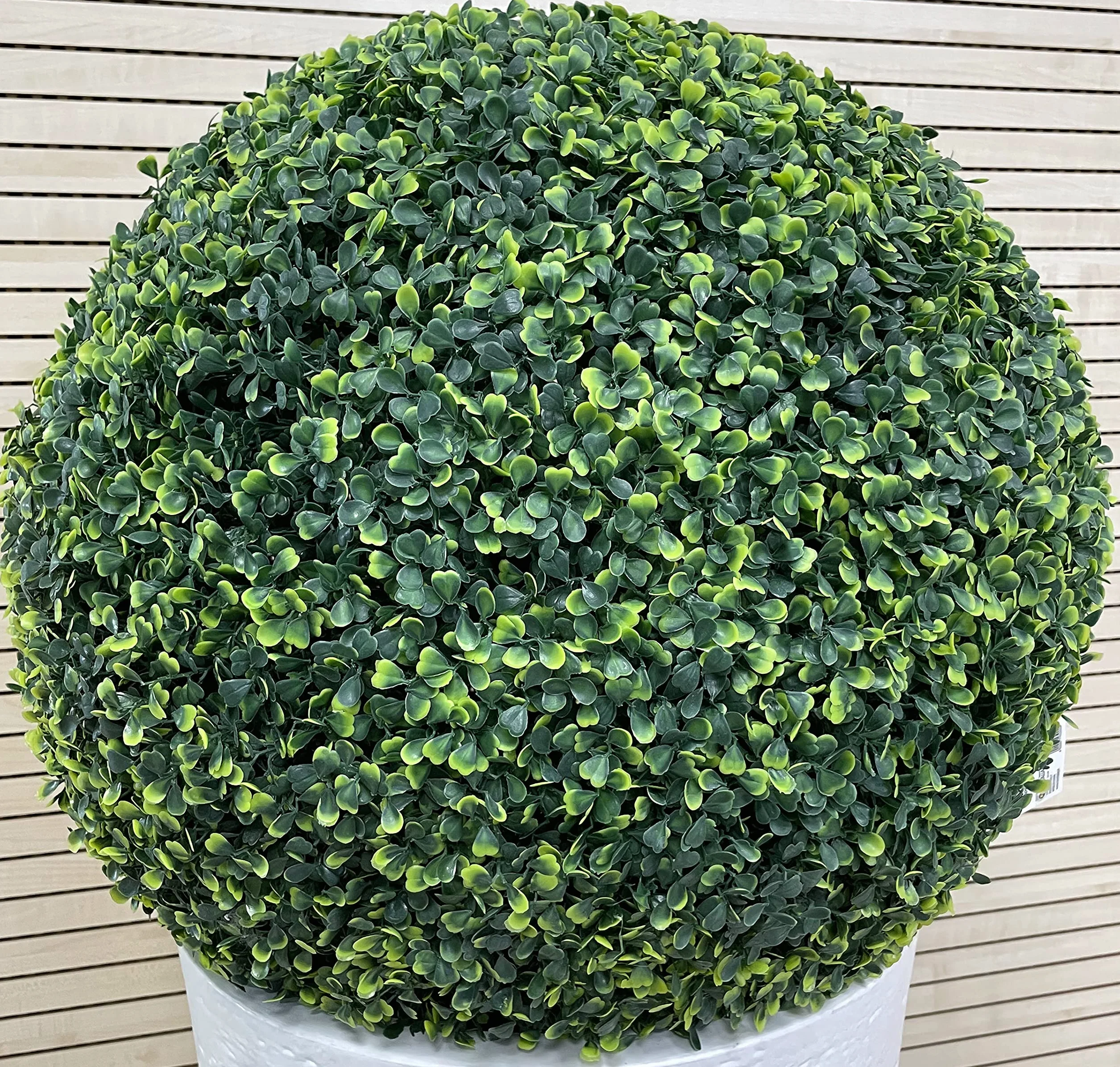 Sfera di Bosso Sintetica Palla Artificiale Buxus Arredamento da Giardino Verde 38 cm