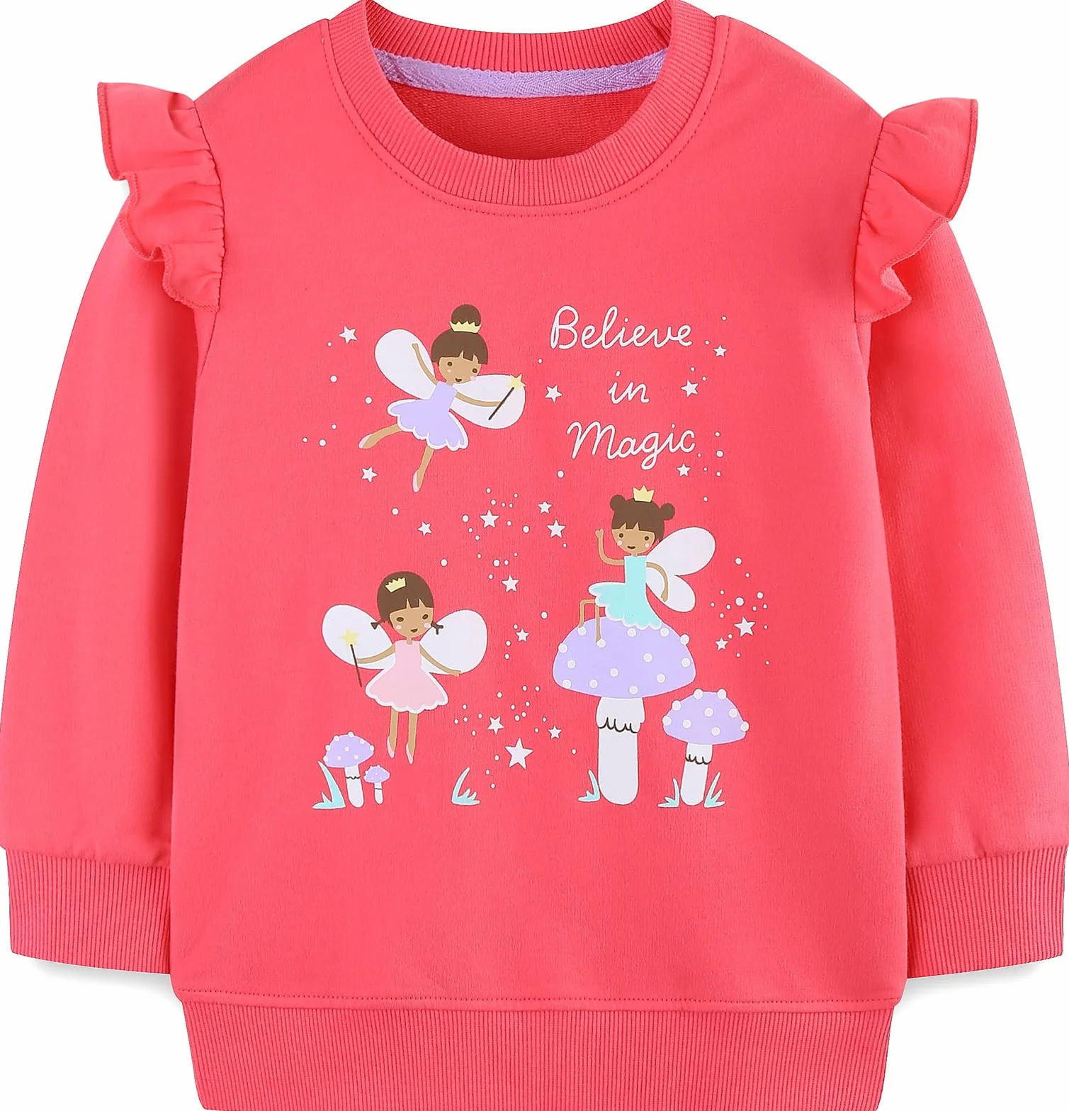 Ragazza Felpa Senza Cappuccio Natale Cotone Manica Lunga Casual Pullover Bambina 1-12 Anni