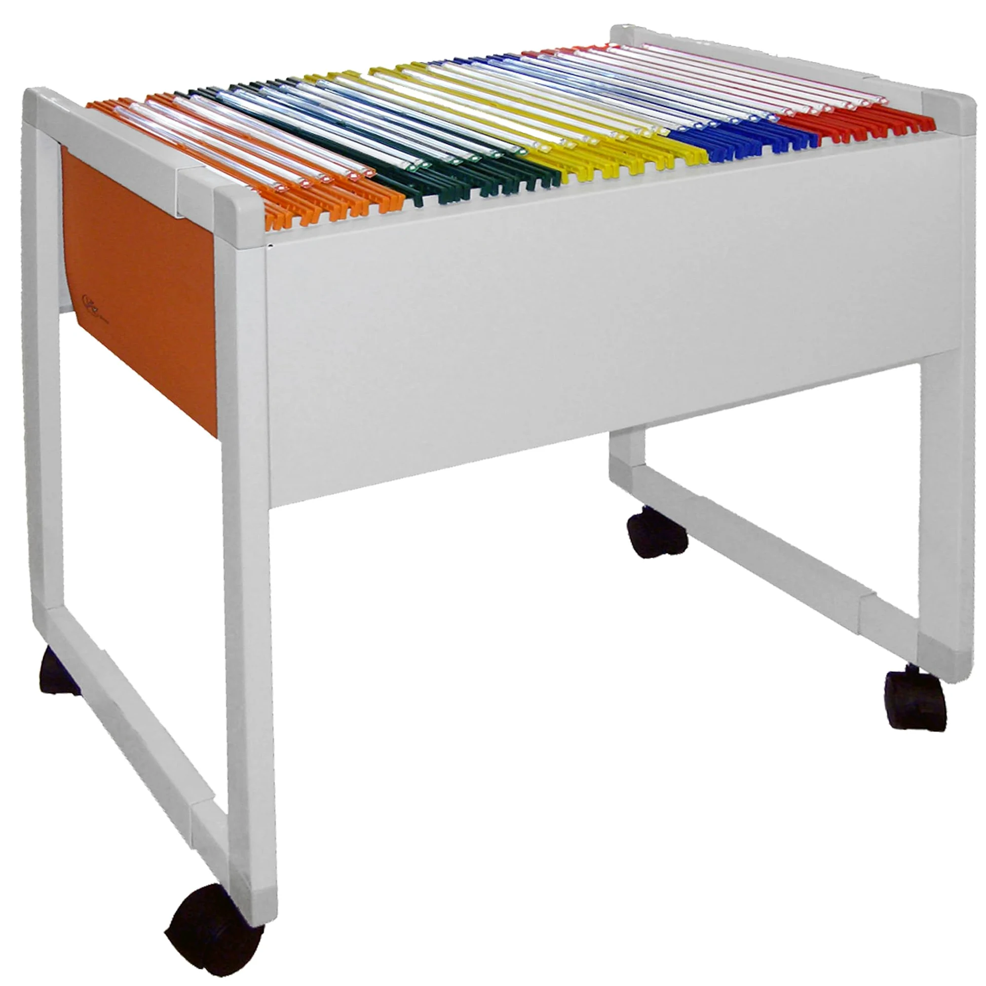 Carrello Mobile per Cartelle Sospese con interasse cm.33 e cm.39, in metallo preverniciato - Bertesi Linea Delta 4000