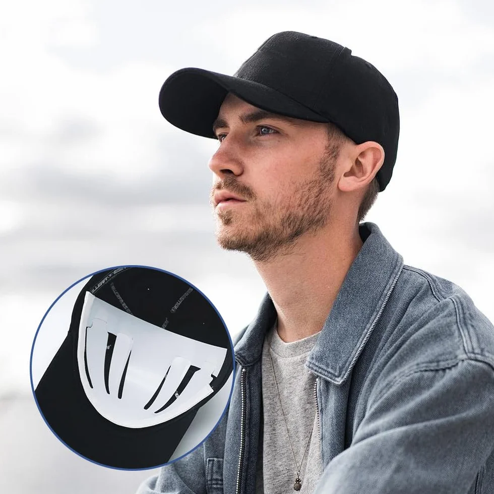 24 Pezzi Supporto Interno per Cappelli, Inserti per Cappellini da Baseball, Supporto Interno per Cappelli da Baseball, Cappucci Interni di Supporto per Cappellini da Baseball, per Casa Negozio