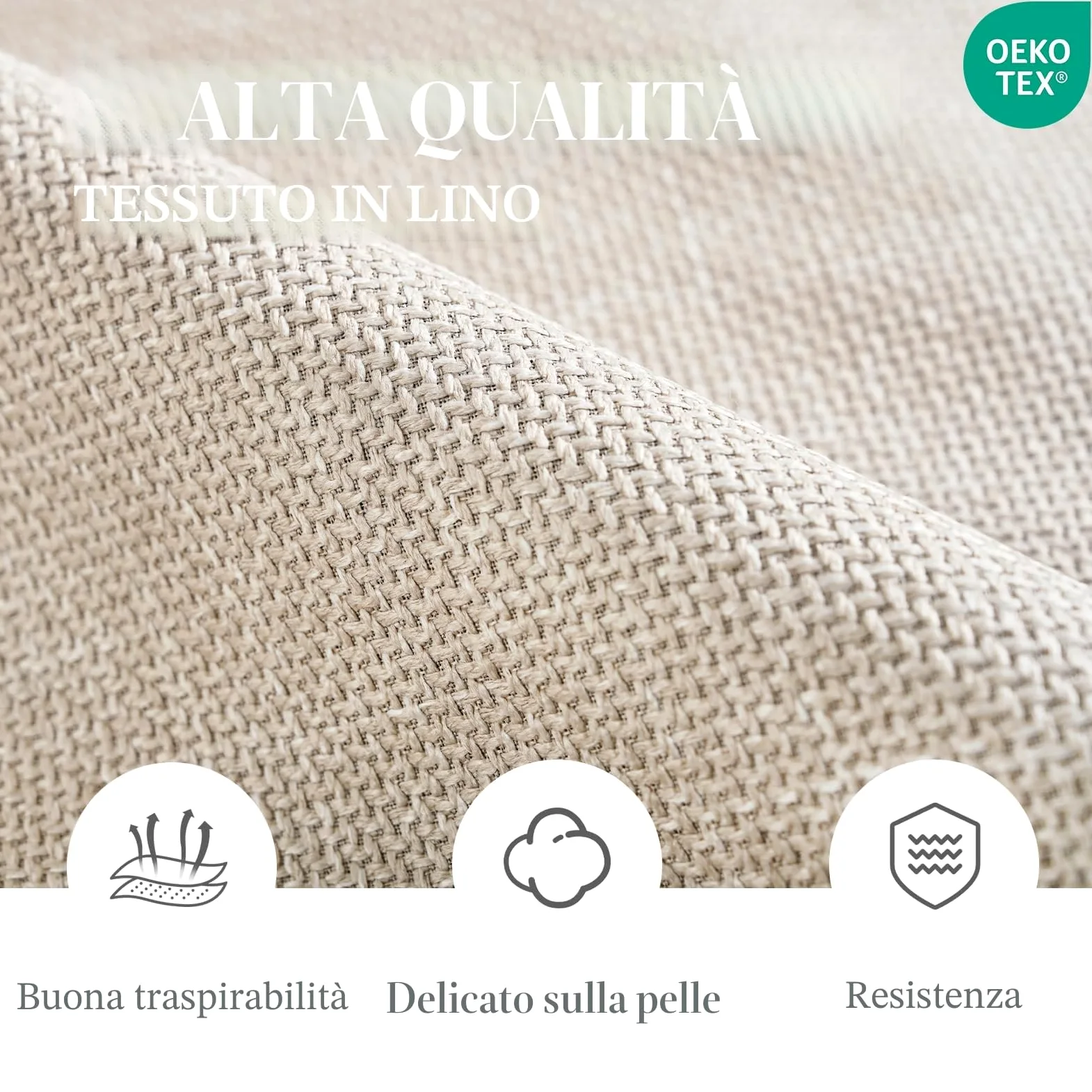Set 6 Sedie da Pranzo Beige Imbottite con Braccioli, Poliestere, Gambe in Metallo – Cucina e Sala Moderna