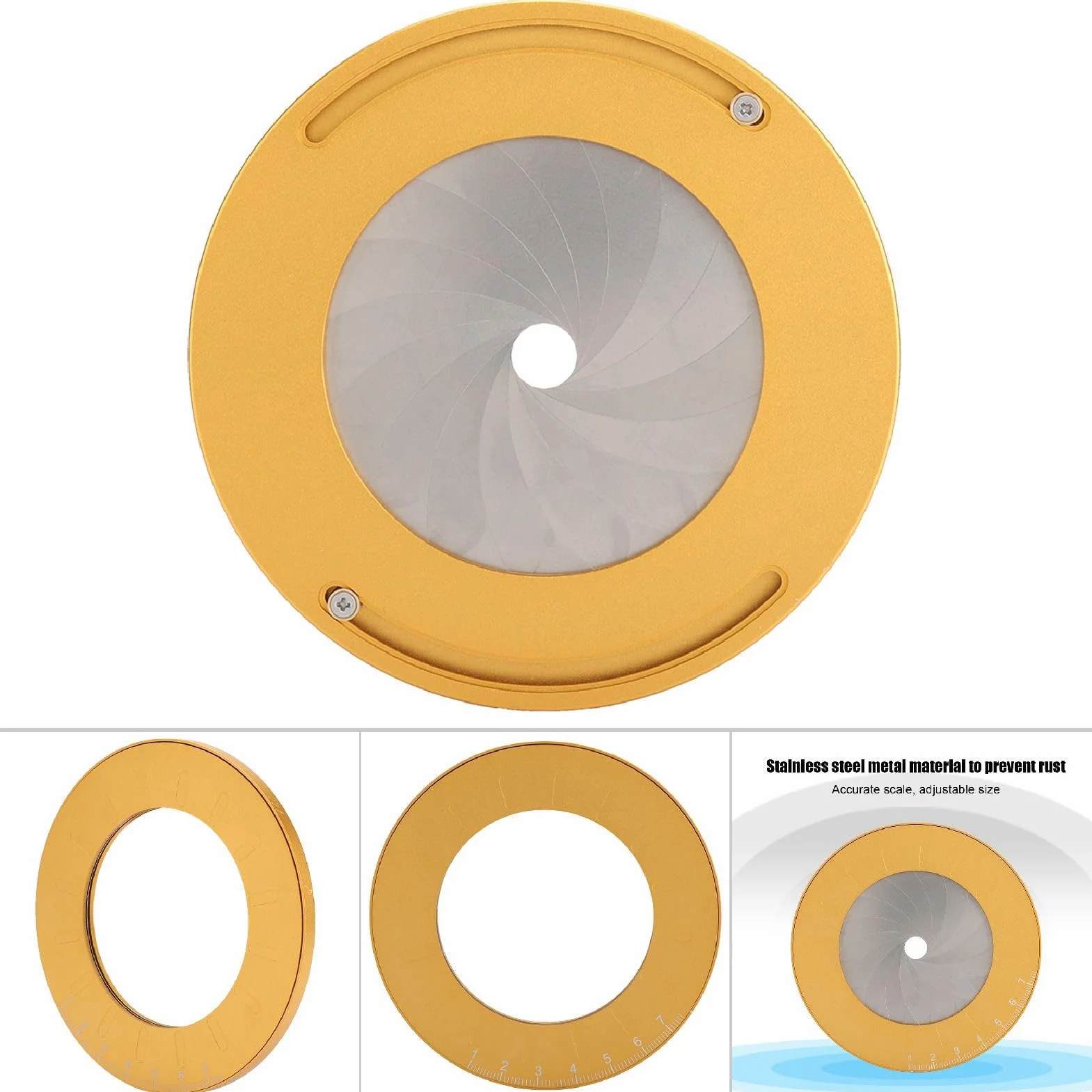 Circle Drawing Maker, righello professionale in metallo per disegno circolare