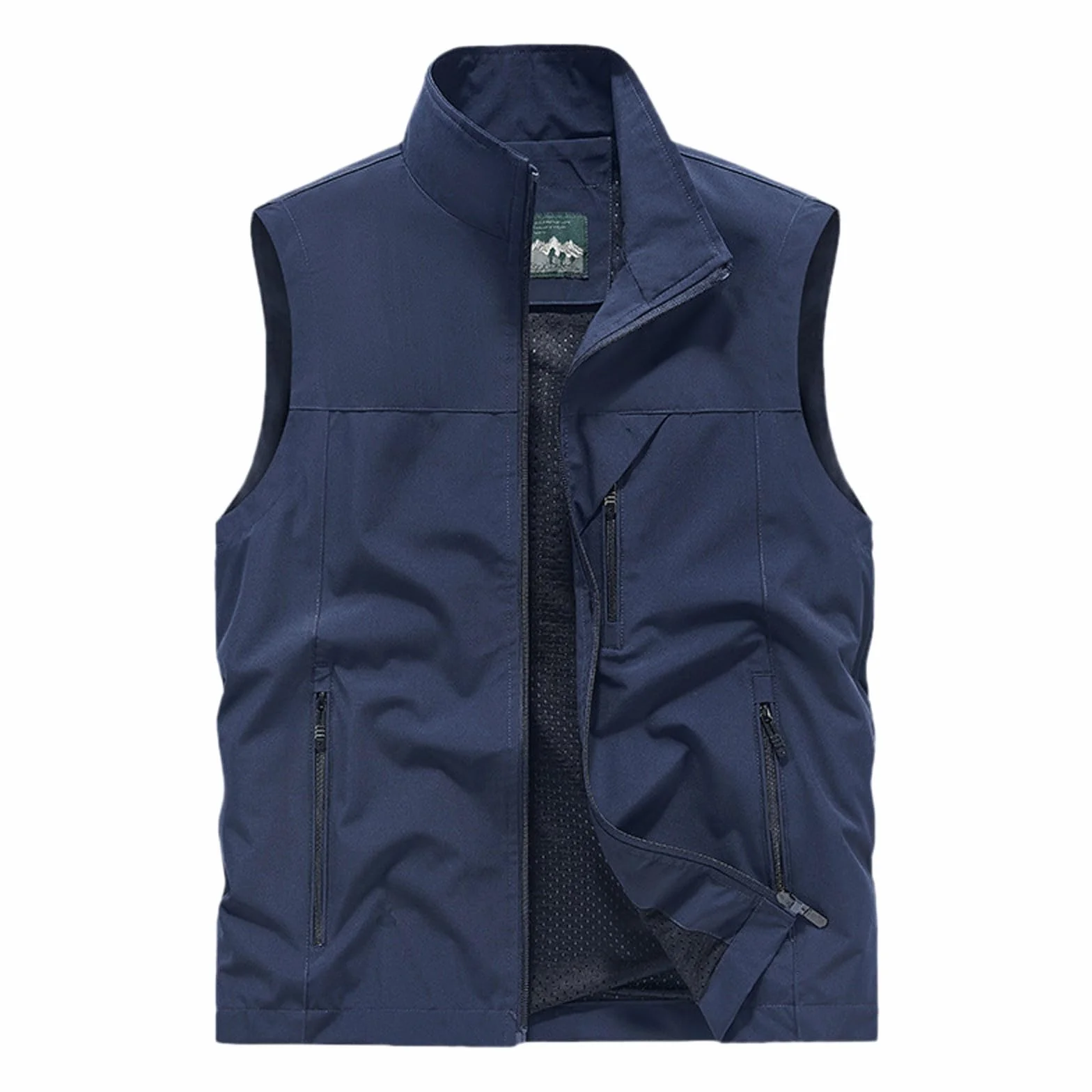 Gilet Uomo Estivo Traspirante Sportivo Leggero Cargo Senza Maniche Multitasche Outdoor Trekking Lavoro Pesca