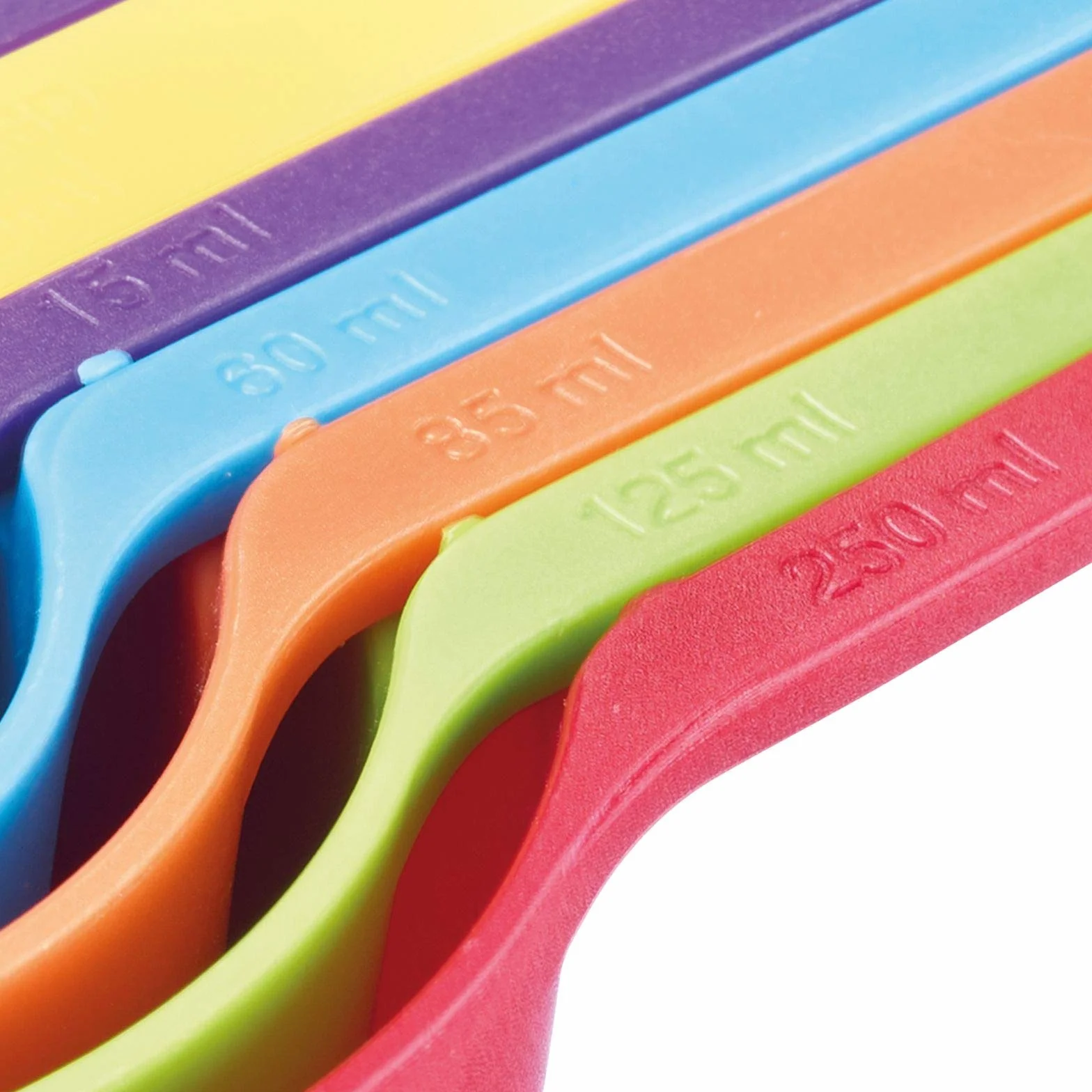 Westmark Set di 6 misurini, Dosi: 7,5/15/60/85/125/250 ml, Plastica, Senza BPA, Matroschka, Vari colori, 30582270