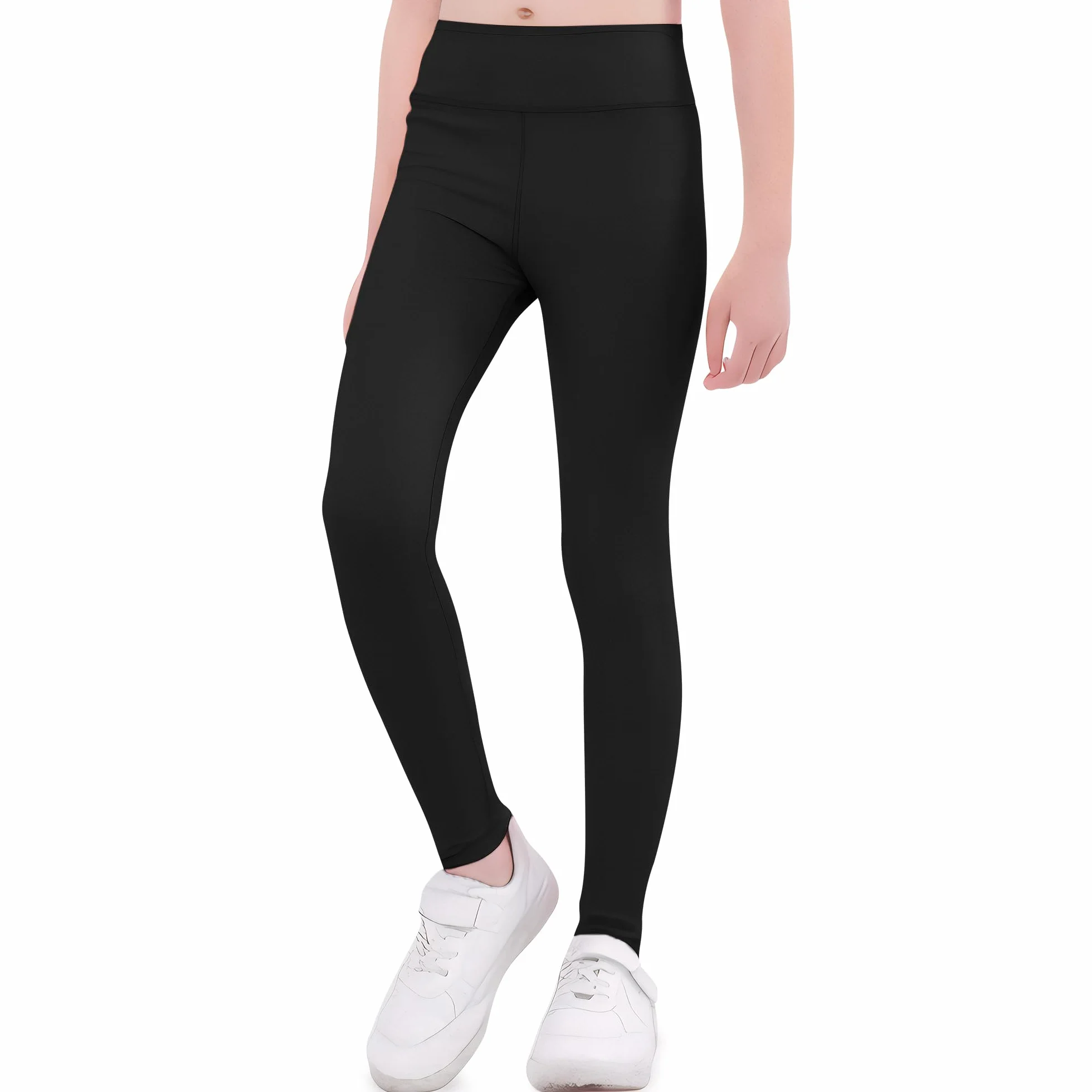 Leggings Bambina Ragazze Elasticizzati Pantaloni Larghi Yoga Legging Sport Vita Alta Pants Multicolore Casual Scuola Primavera Autunno Jogging Abbigliamento per Adolescenti 5-11 Anni