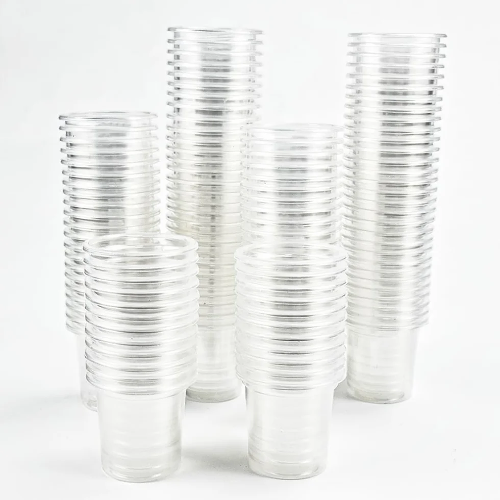 Bicchieri in Plastica Trasparente 20ml 2cl da Shot Riutilizzabili 300 Pz