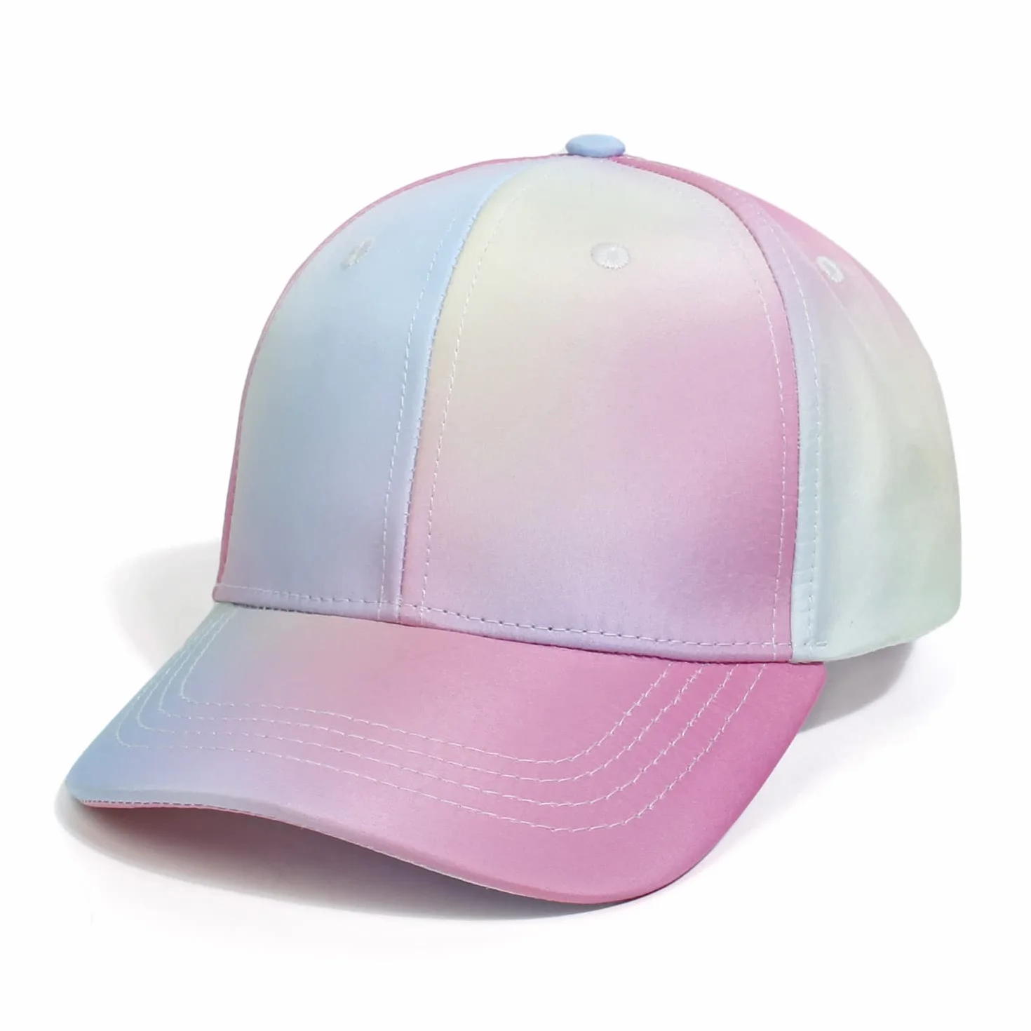 YAMEE Berretto da Baseball per Ragazze Cappellini Coda di Cavallo Estivi Traspirante Cappello Bambino Cotone Protezione UV