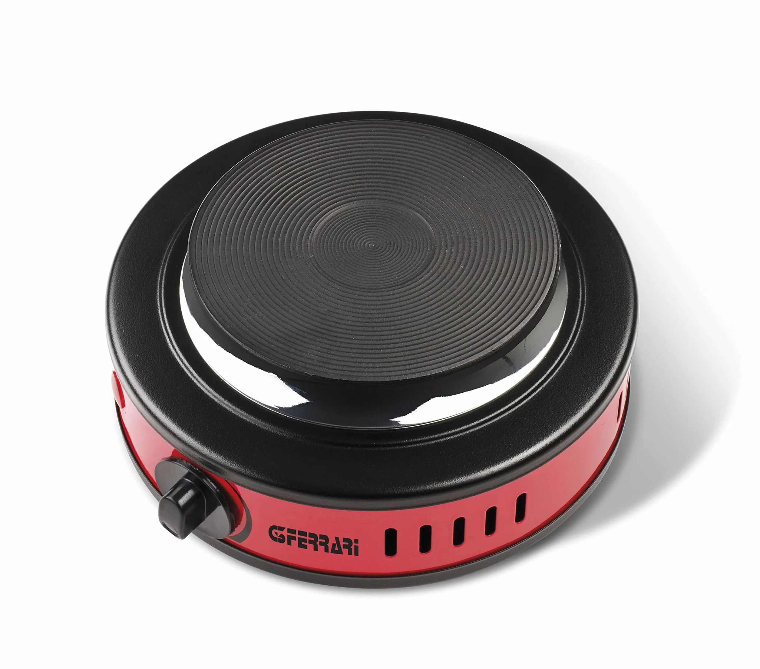 G3 Ferrari G10157 Fornello Portatile Elettrico 500 W Piastra in ghisa 11 cm Rosso