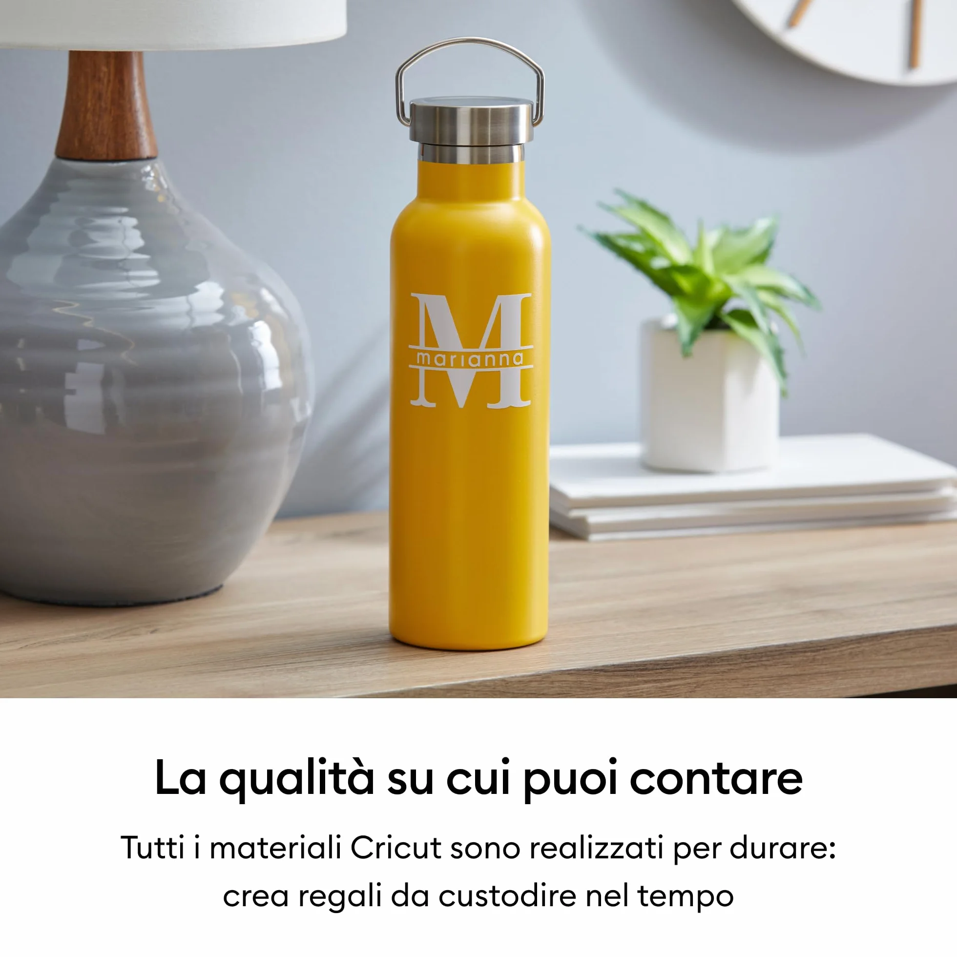 Foglio Vinile Adesivo Permanente Cricut Bianco Lucido 30,5 cm x 1,2 m per Macchine da Taglio