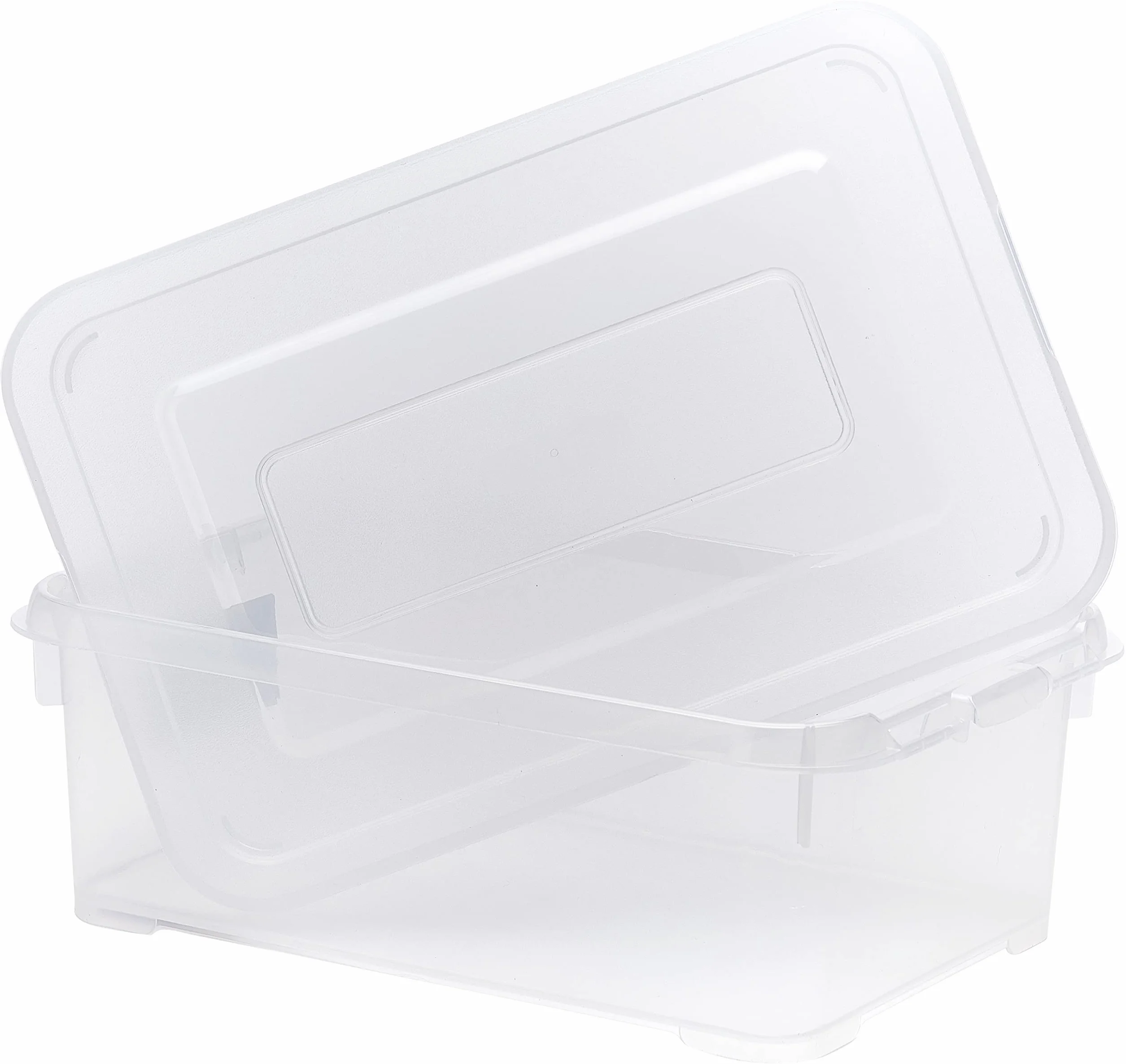 Allibert Scatola In Plastica Con Coperchio A Click Trasparente 29 x 19 x 10 cm