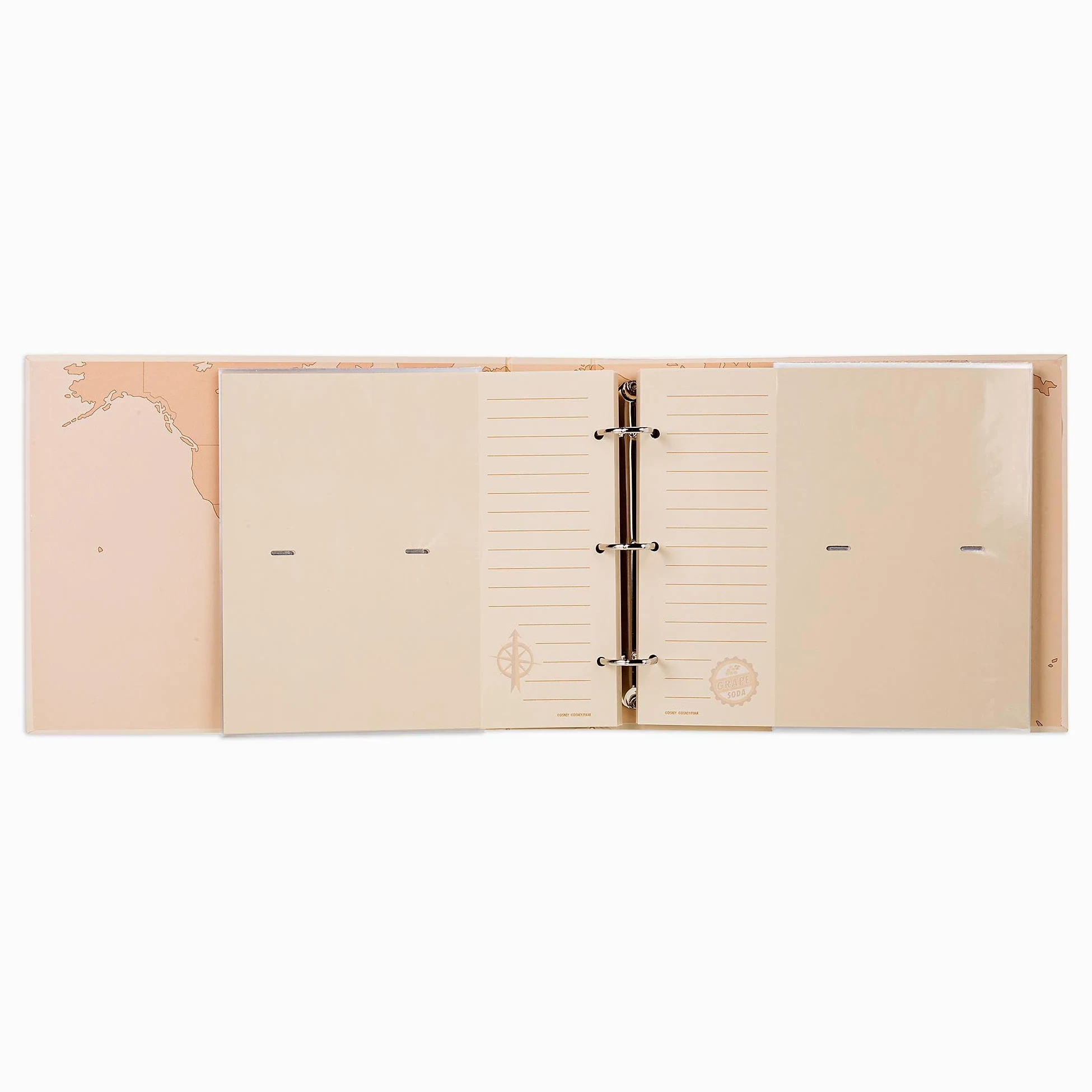 Disney Store Official Album Fotografico di Carl e Ellie, Up, H 23,5 x L 30 cm, quaderno ad Anelli, può Contenere 50 Fogli / 100 Foto