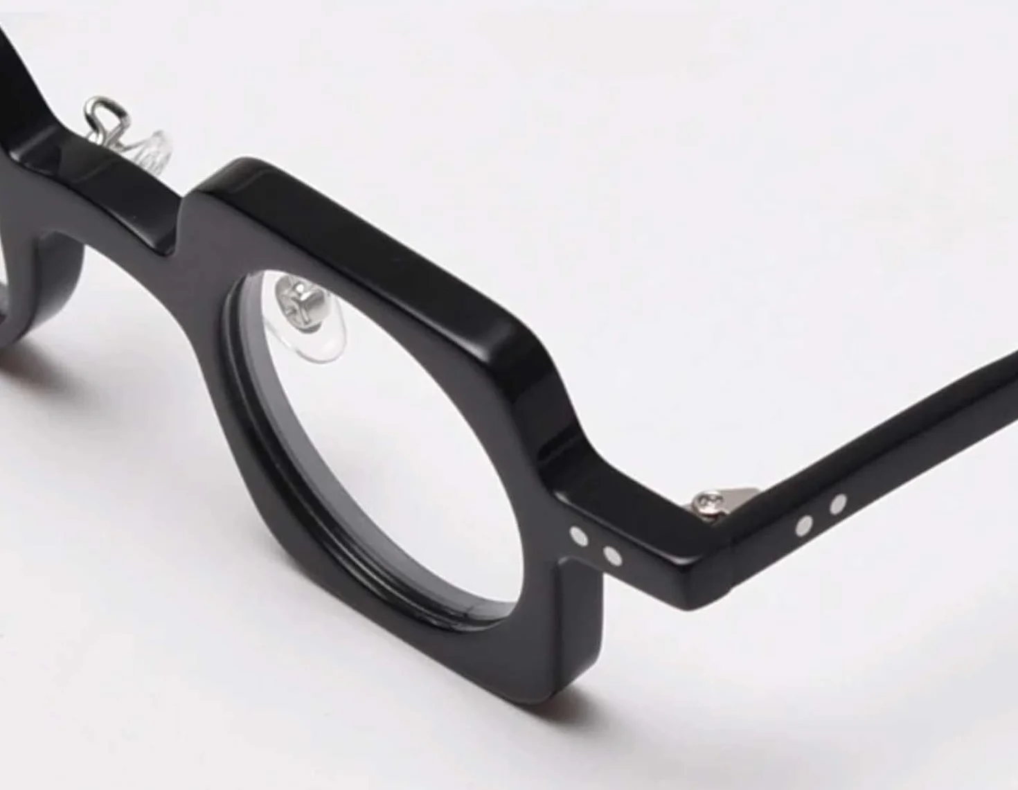 Occhiali da Lettura Montatura in Acetato Asimmetrica Unisex