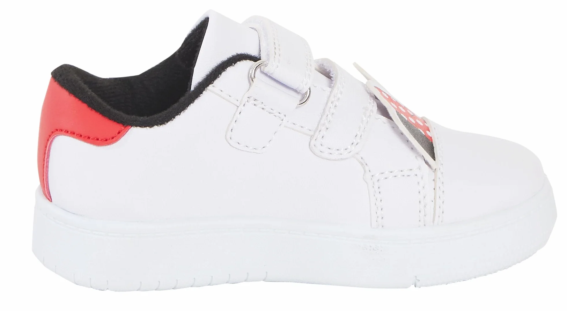 Disney Scarpe da ginnastica bambina Minnie orecchie 3D bianche sportive gancio anello