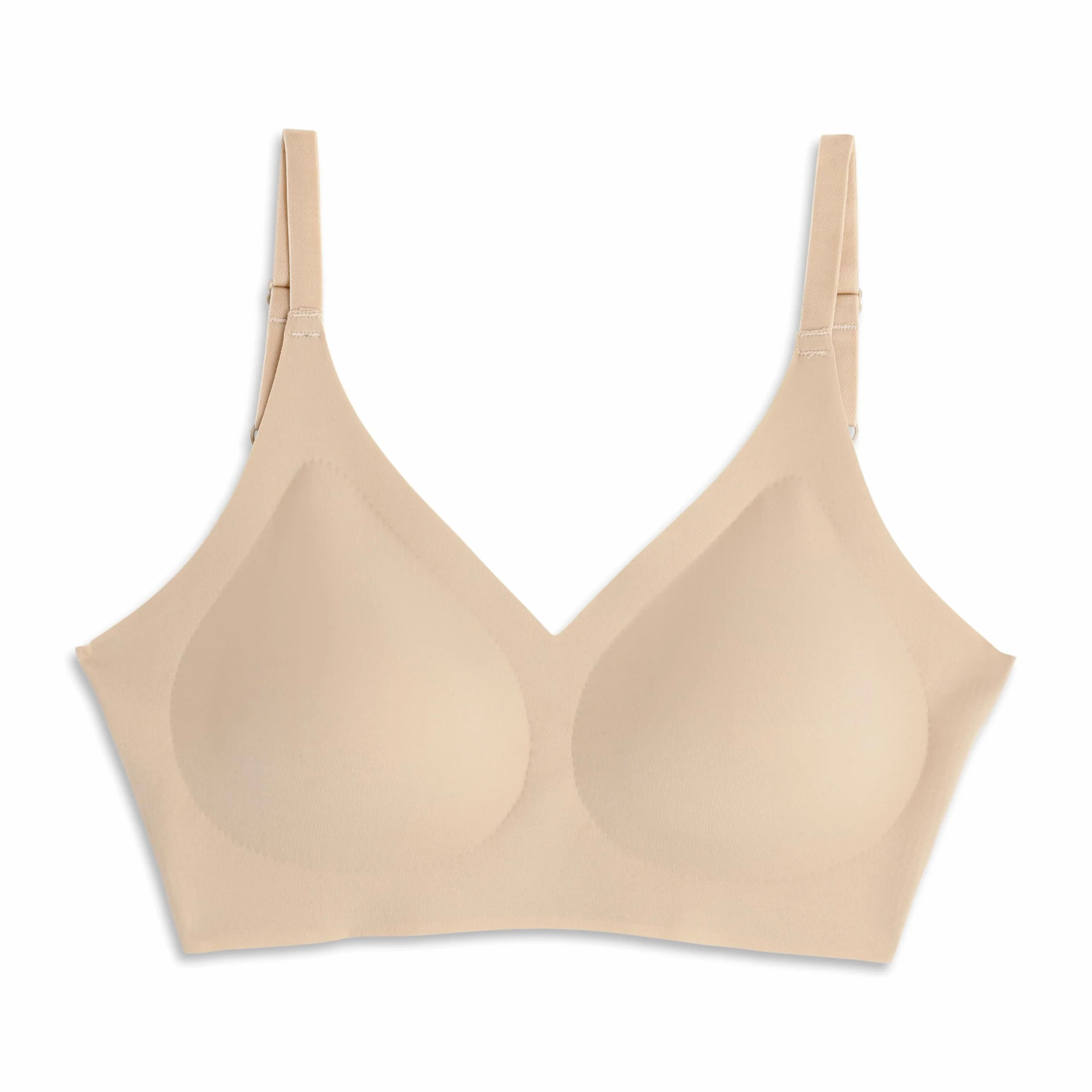 Reggiseno Invisible Morbida Microfibra Coppe Estraibili Senza Ferretto Spalline Regolabili