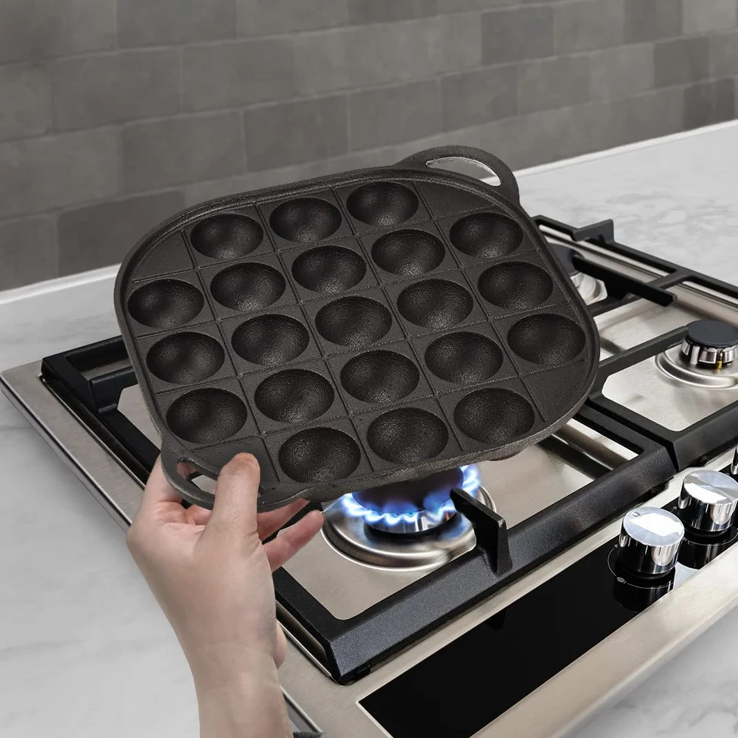 TIKUSAN Takoyaki Maker Skillet 21 stampi Piastra Giapponese