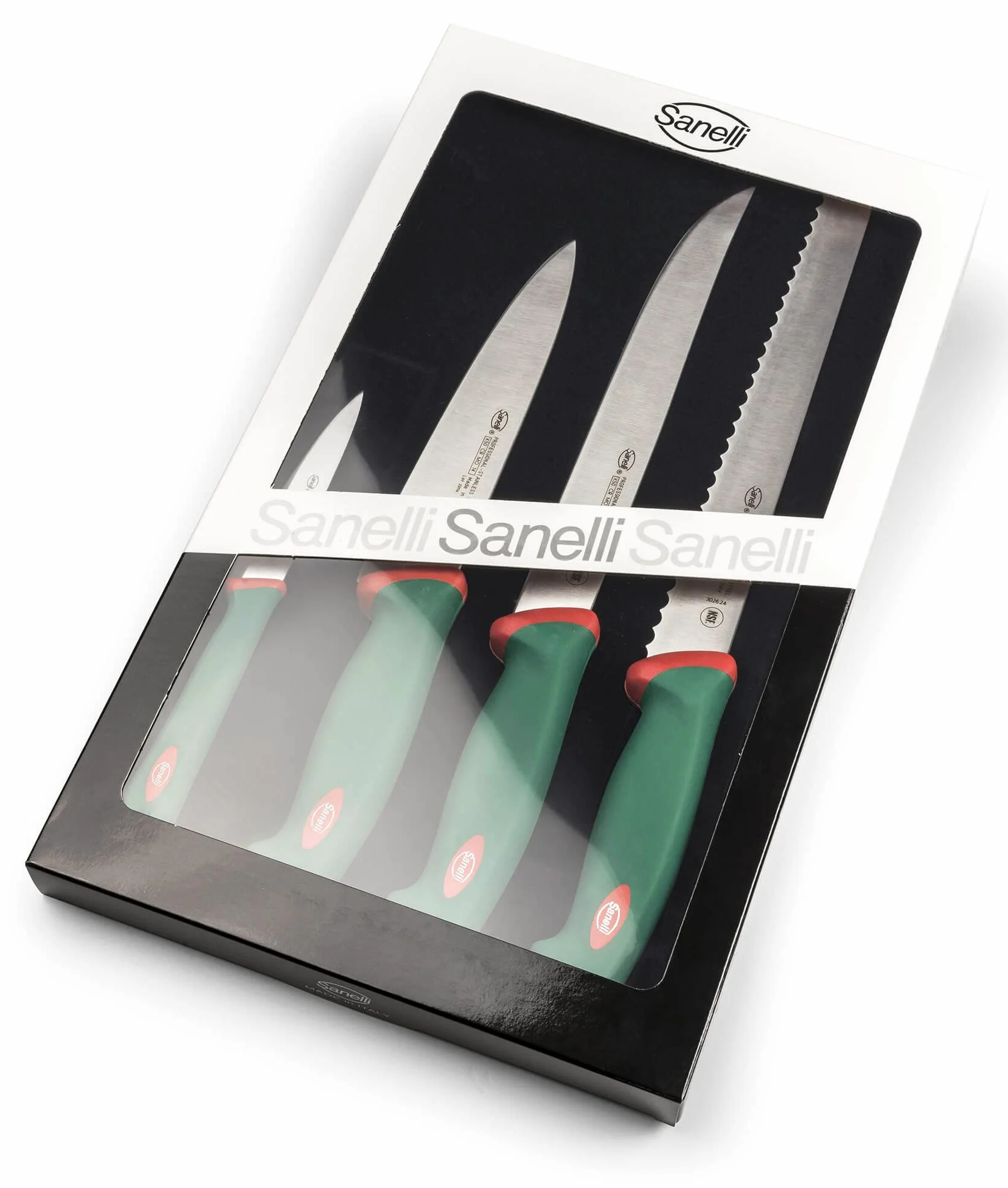 Sanelli 909604 Confezione Coltelli Chef 4 Pezzi