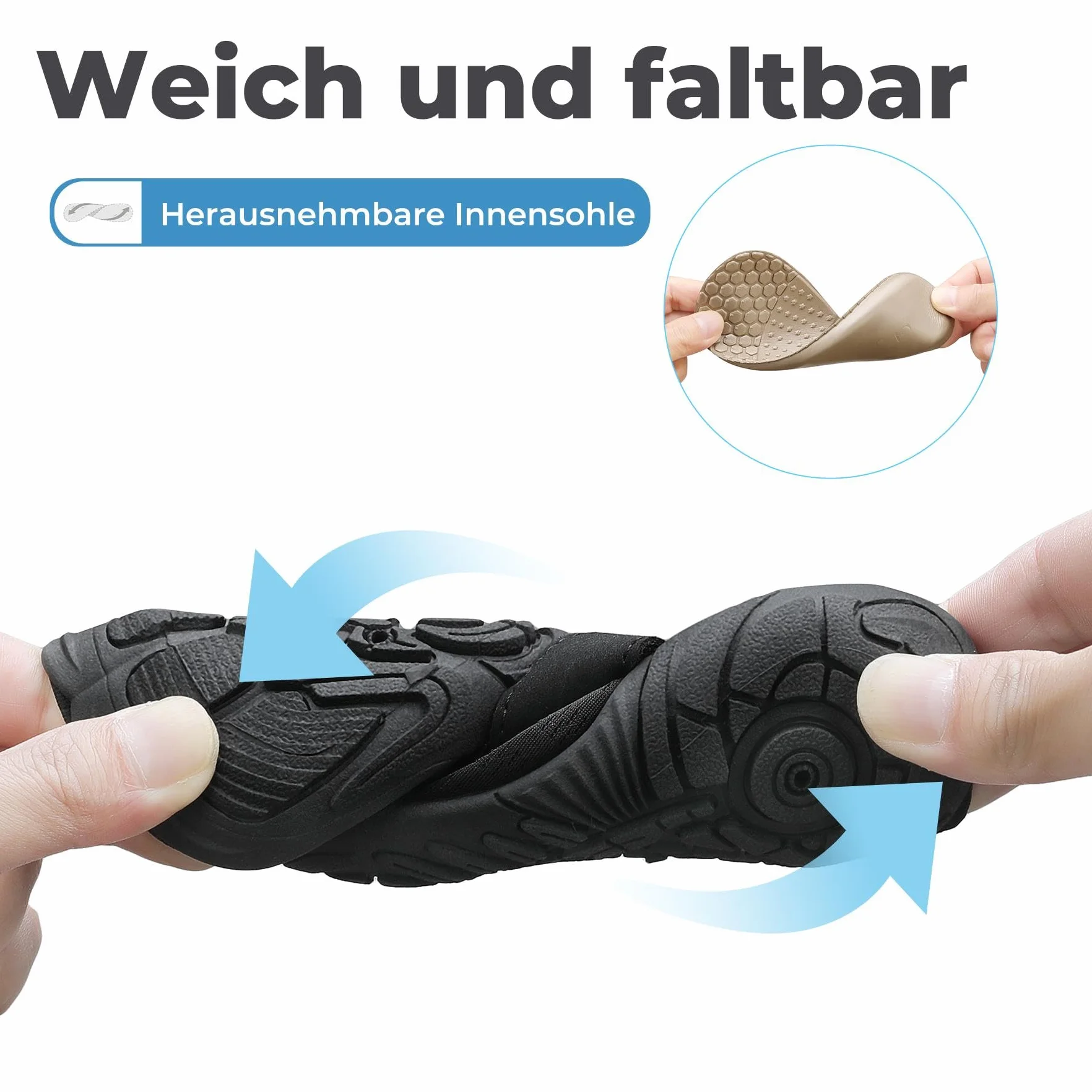 Mishansha Bambino Scarpe da Acqua Asciugatura Rapida Antiscivolo Scarpette Scoglio Immersione Spiaggia Surf Taglia 24-35 EU
