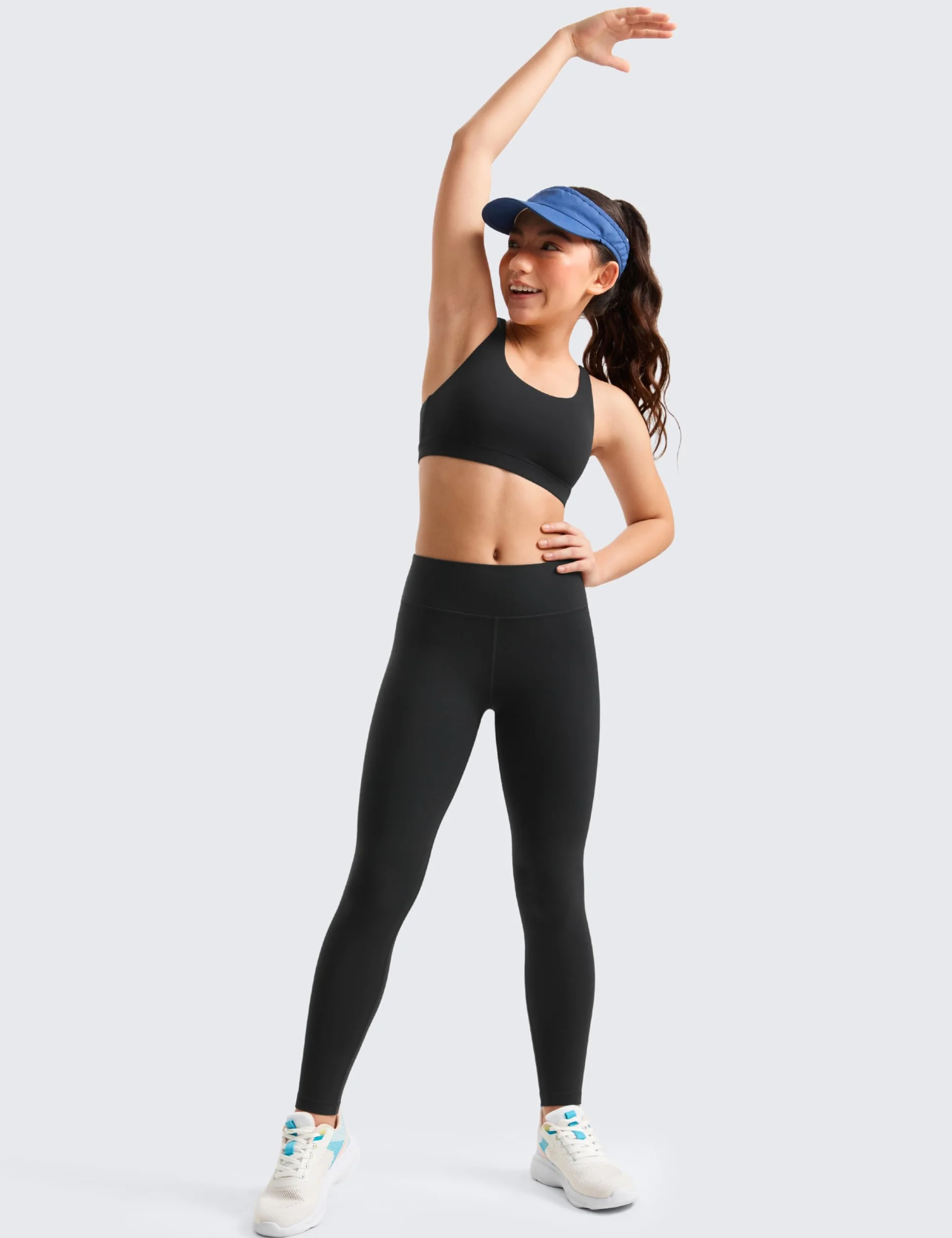 CRZ YOGA Ragazze Butterluxe Lunghezza Intera Leggings Atletici Vita Alta Sala Danza Yoga Pantaloni
